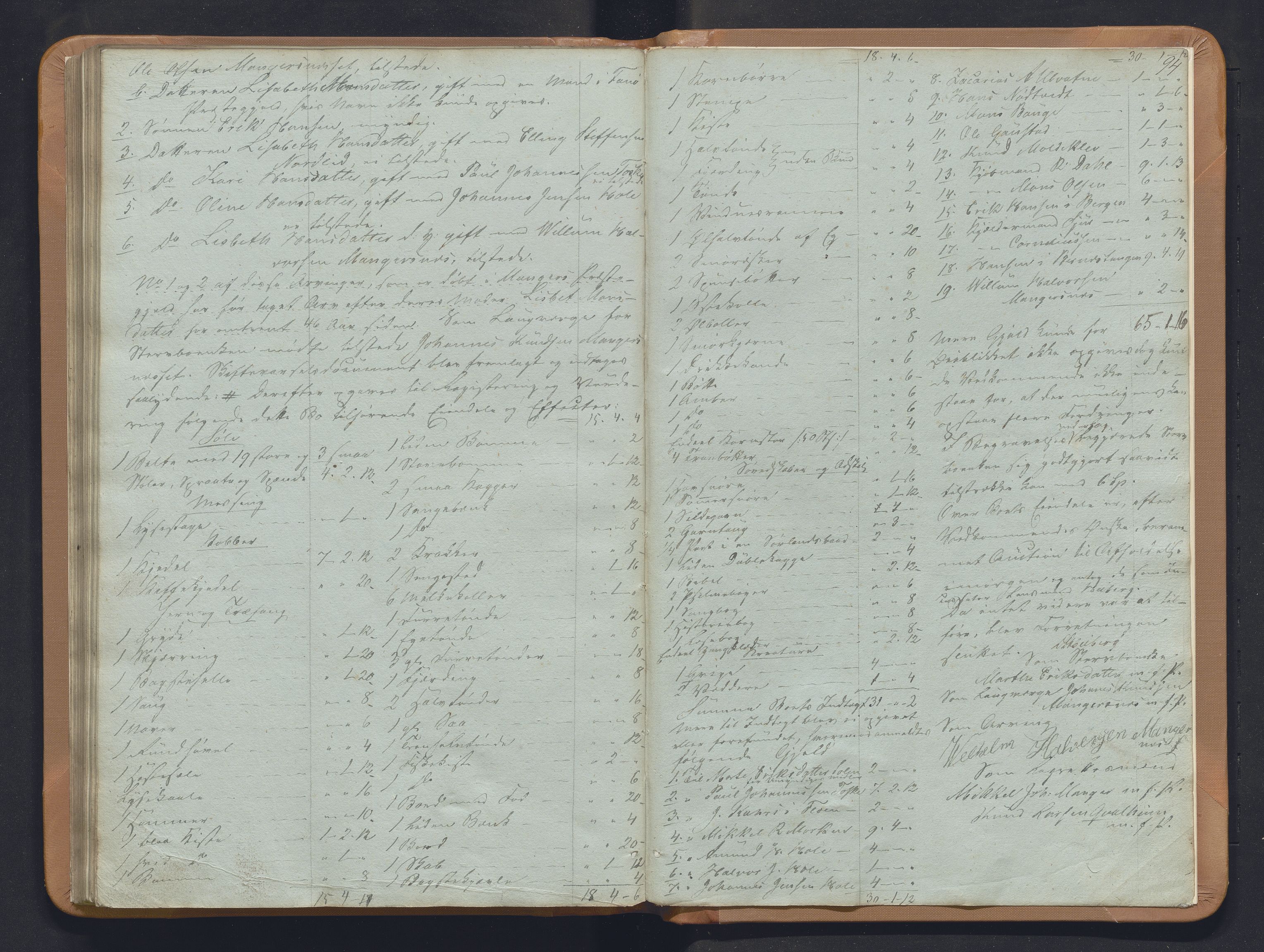 Nordhordland sorenskrivar, SAB/A-2901/1/H/Hb/L0018: Registreringsprotokollar, 1853-1856, p. 94