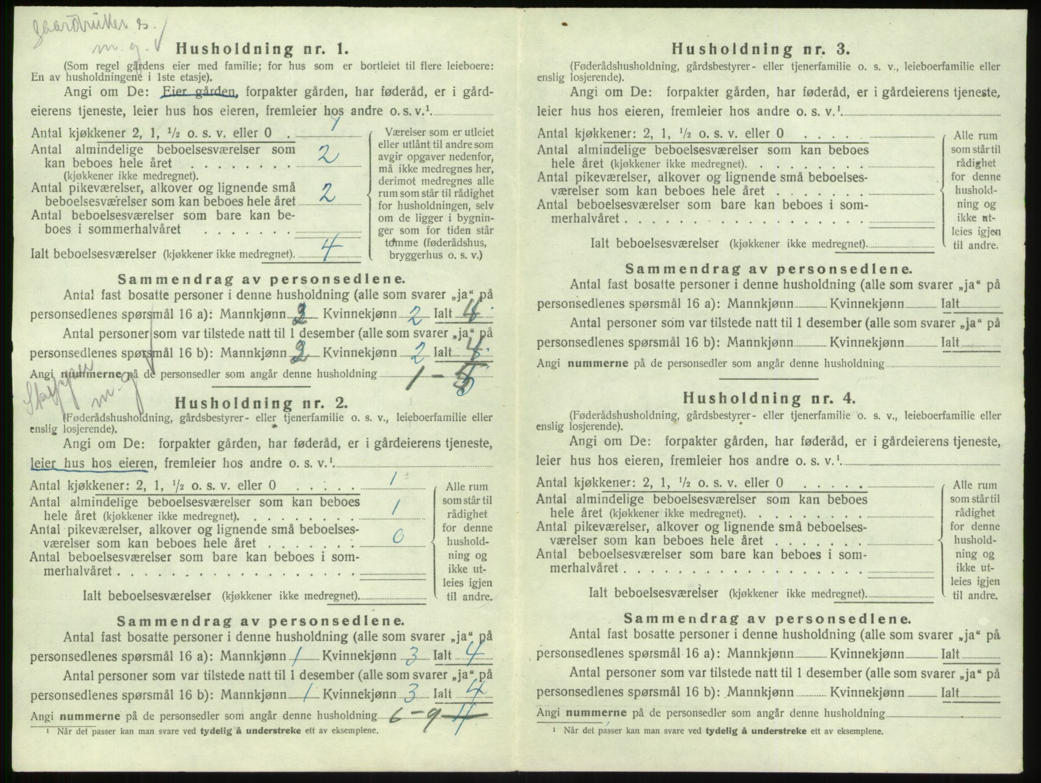 SAB, 1920 census for Kyrkjebø, 1920, p. 78