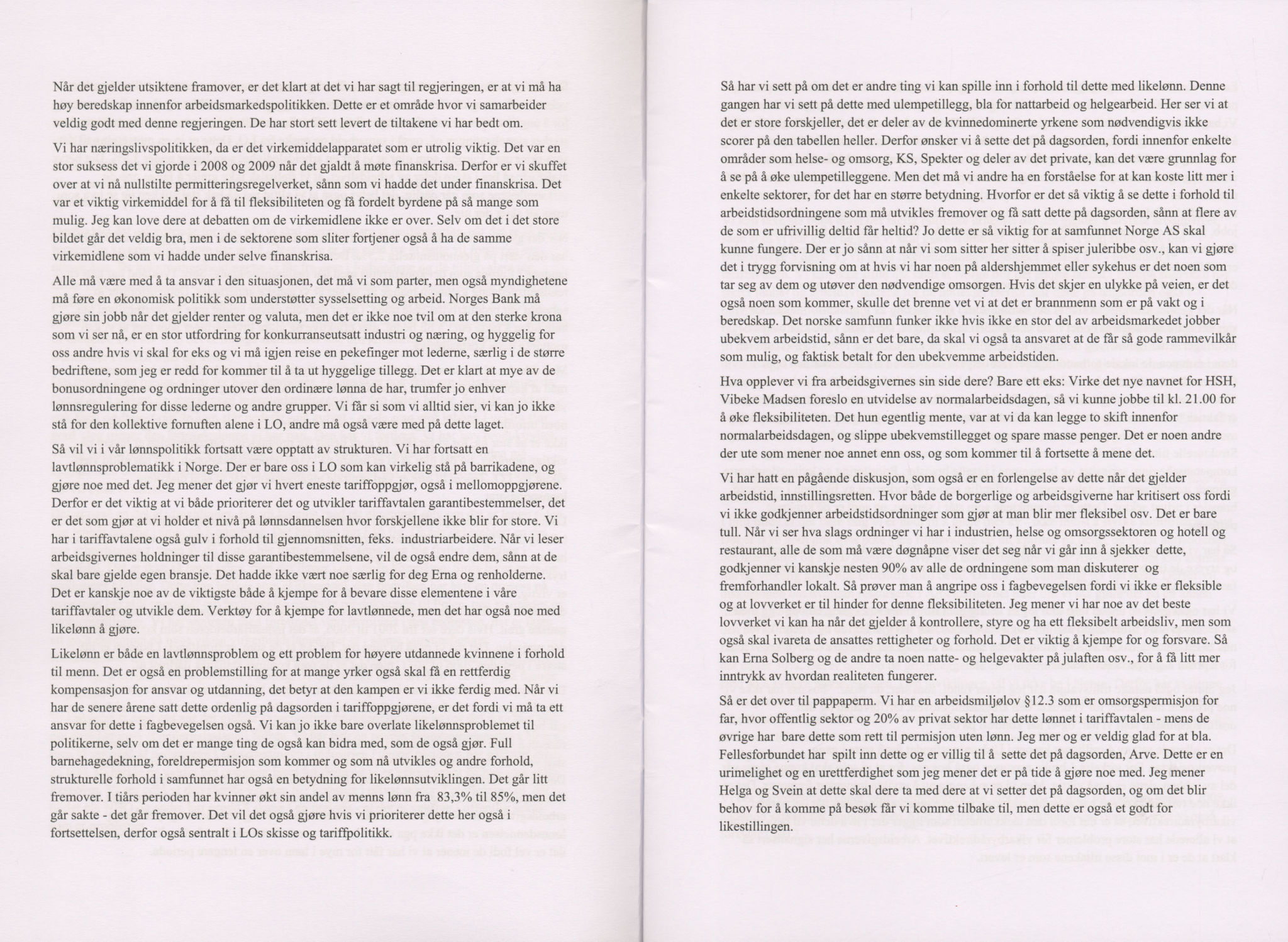 Landsorganisasjonen i Norge, AAB/ARK-1579, 2009-2014, p. 161
