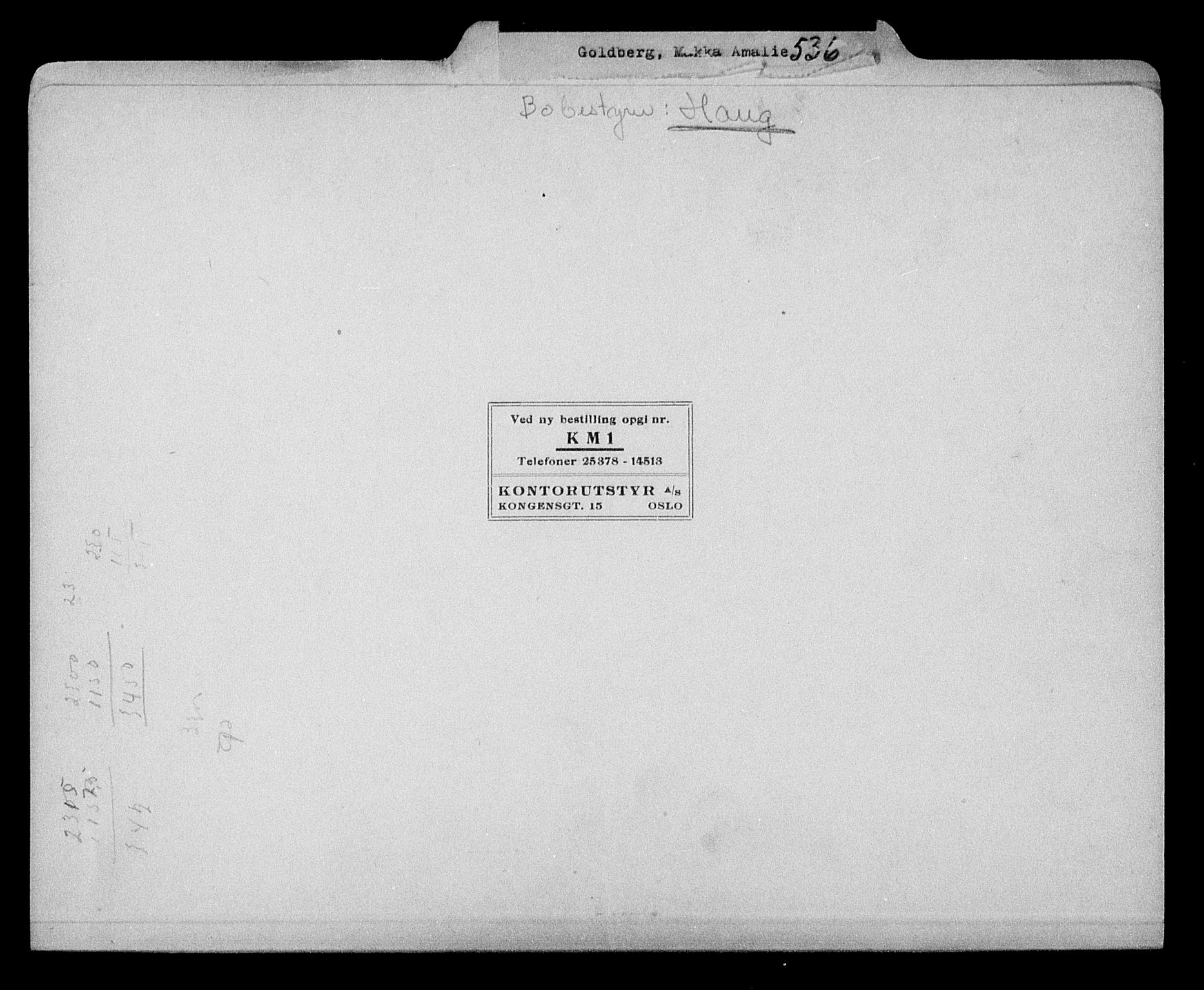 Justisdepartementet, Tilbakeføringskontoret for inndratte formuer, AV/RA-S-1564/H/Hc/Hcc/L0939: --, 1945-1947, p. 214
