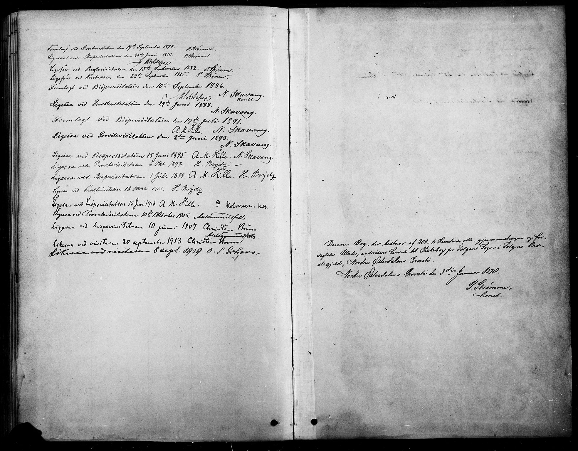 Tolga prestekontor, SAH/PREST-062/L/L0007: Parish register (copy) no. 7, 1878-1919