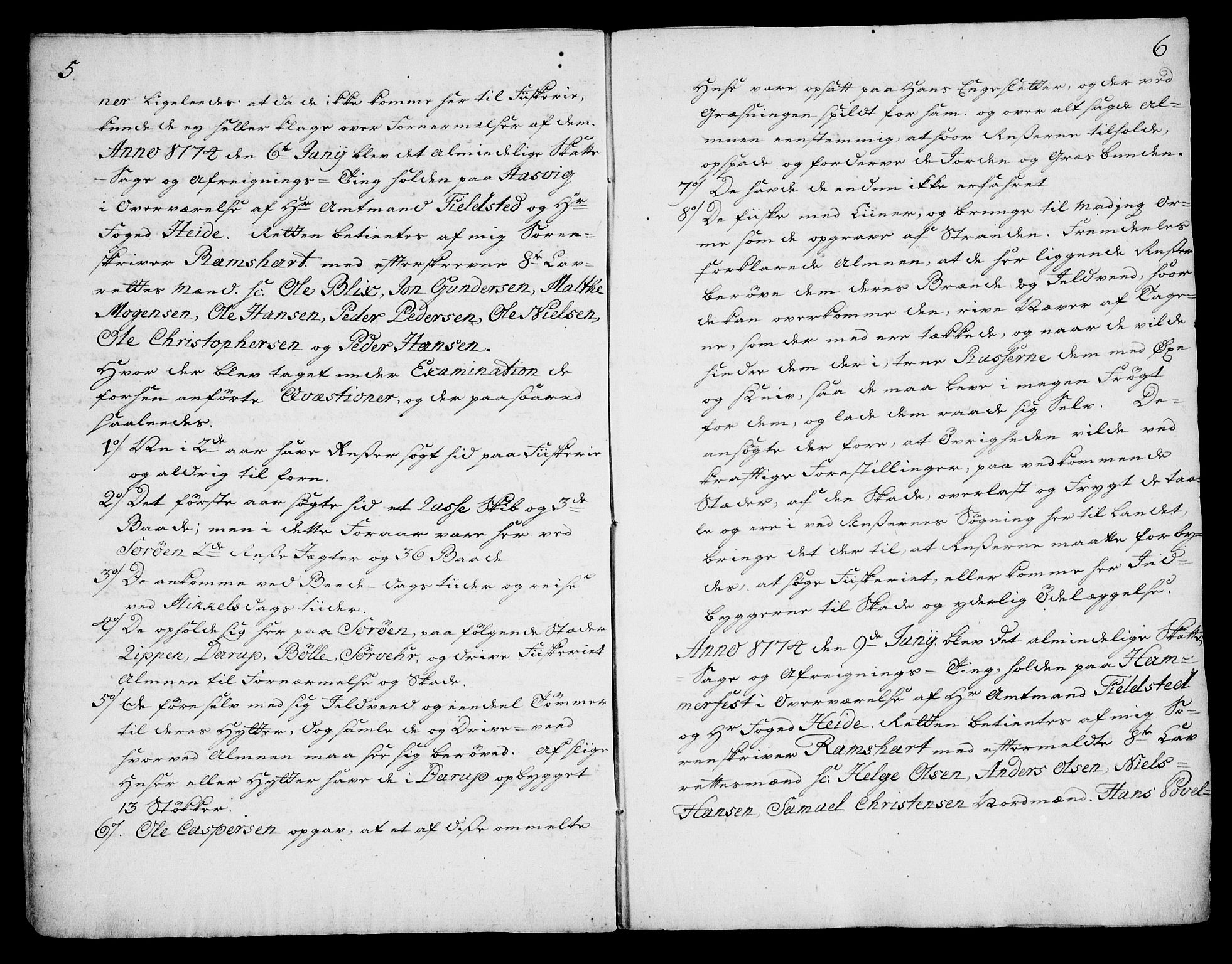 Danske Kanselli, Skapsaker, AV/RA-EA-4061/G/L0017: Tillegg til skapsakene, 1722-1813, p. 92