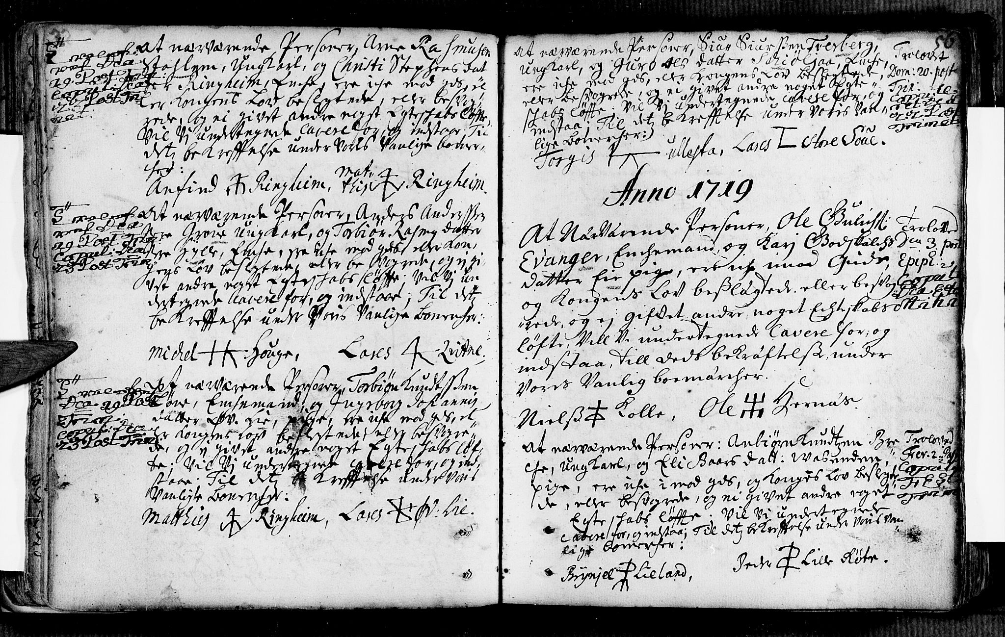Voss sokneprestembete, AV/SAB-A-79001/H/Haa: Parish register (official) no. A 2, 1709-1730, p. 56
