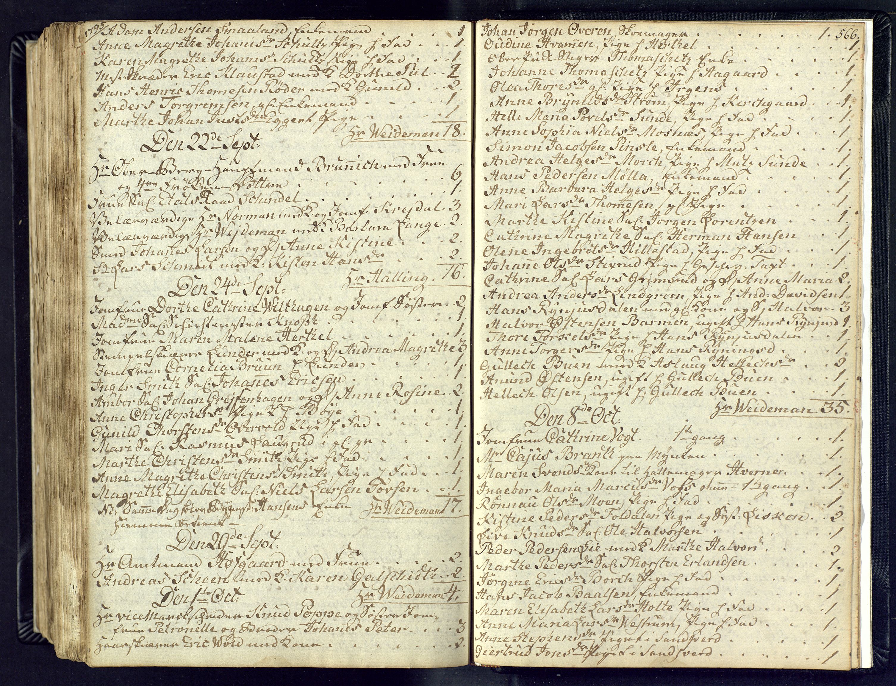 Kongsberg kirkebøker, AV/SAKO-A-22/M/Ma/L0011: Communicants register no. 11, 1788-1795, p. 566