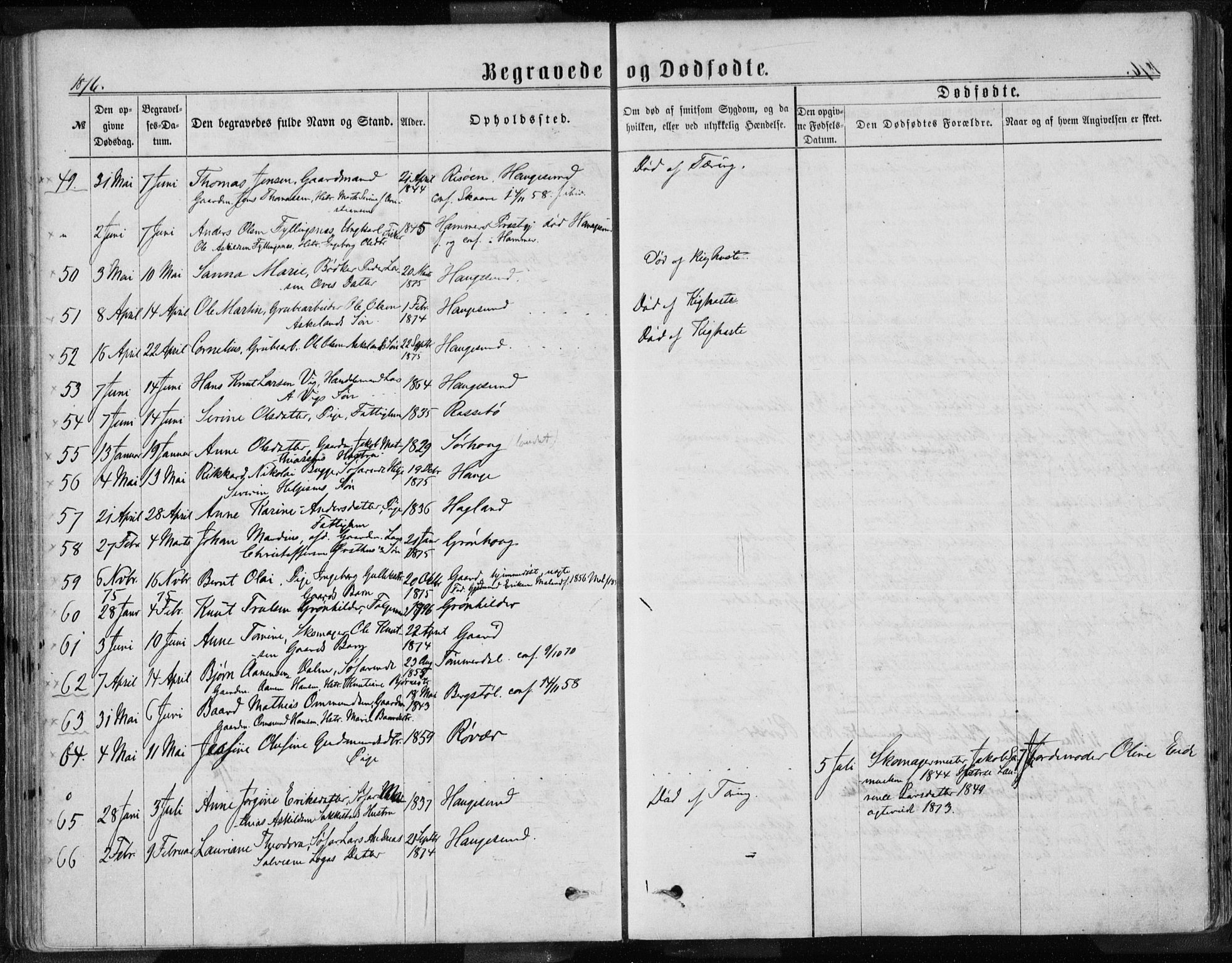 Torvastad sokneprestkontor, AV/SAST-A -101857/H/Ha/Haa/L0013: Parish register (official) no. A 12.2, 1867-1877