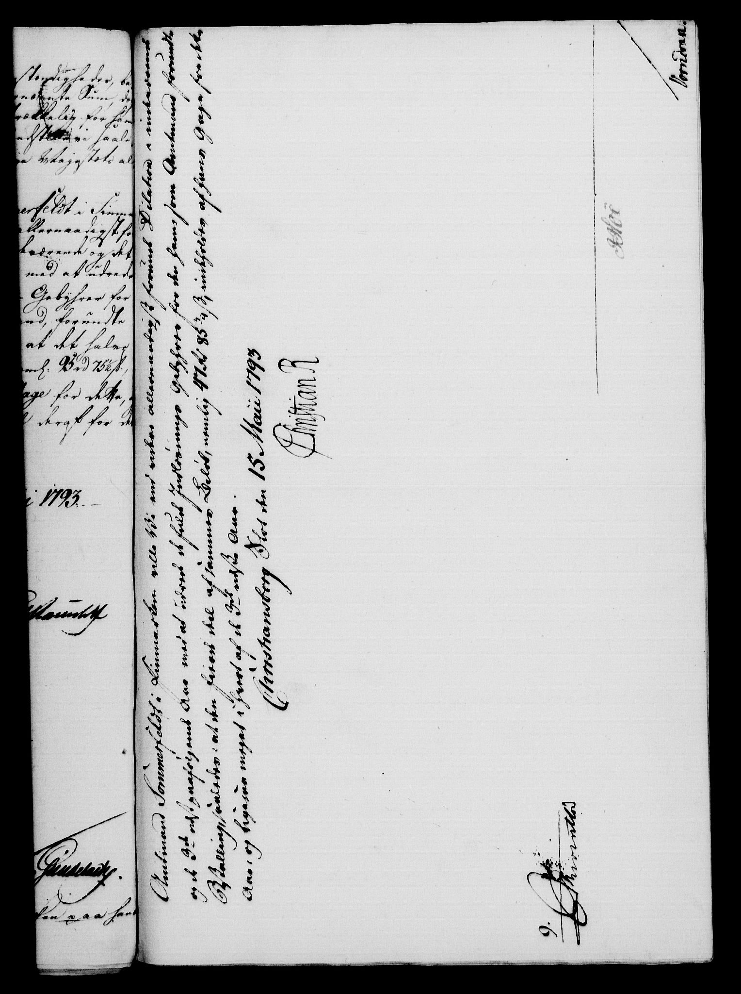 Rentekammeret, Kammerkanselliet, RA/EA-3111/G/Gf/Gfa/L0075: Norsk relasjons- og resolusjonsprotokoll (merket RK 52.75), 1793, p. 127