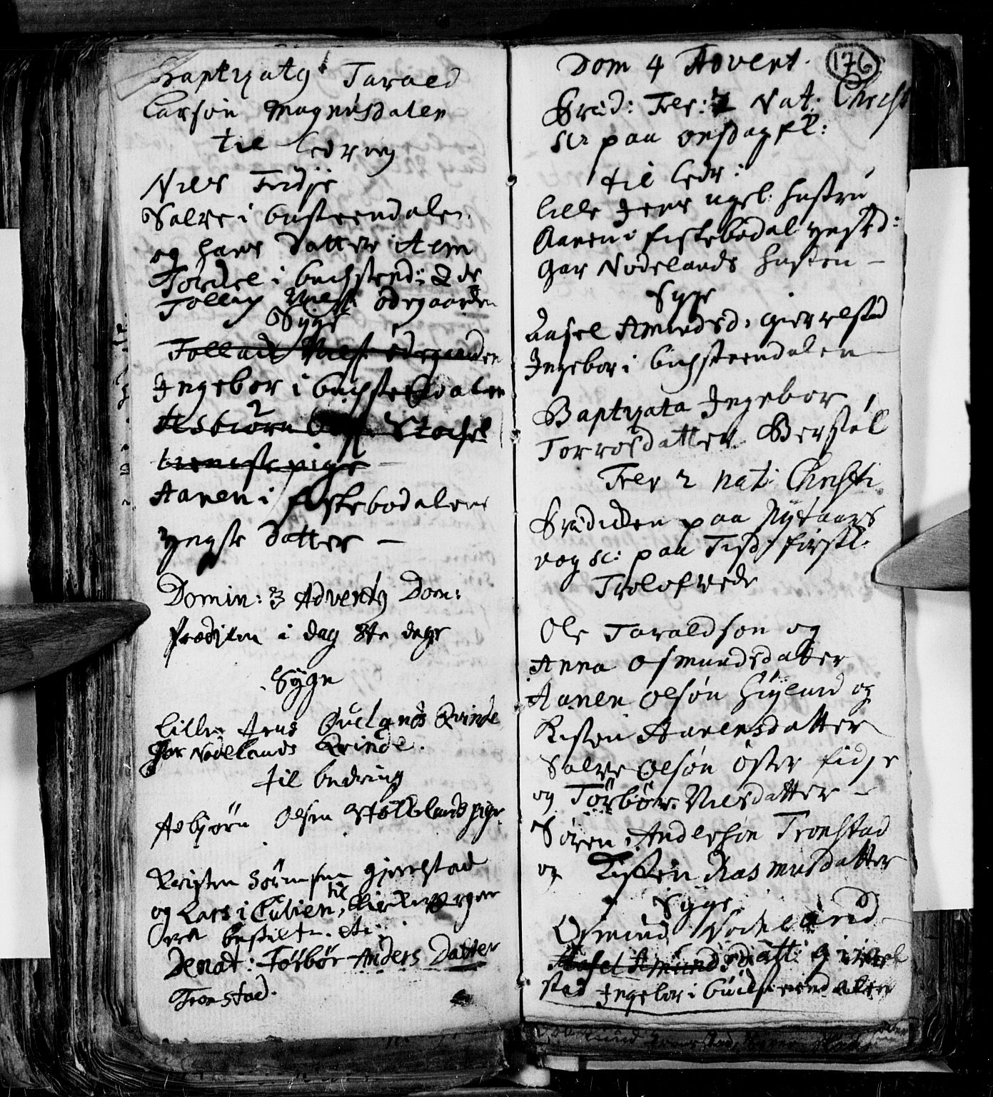 Søgne sokneprestkontor, SAK/1111-0037/F/Fa/Faa/L0001: Parish register (official) no. A 1, 1716-1740, p. 176