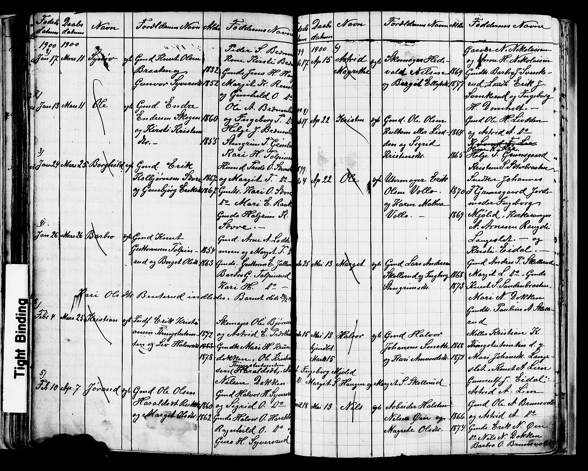 Nes kirkebøker, AV/SAKO-A-236/G/Ga/L0003: Parish register (copy) no. I 3, 1889-1909