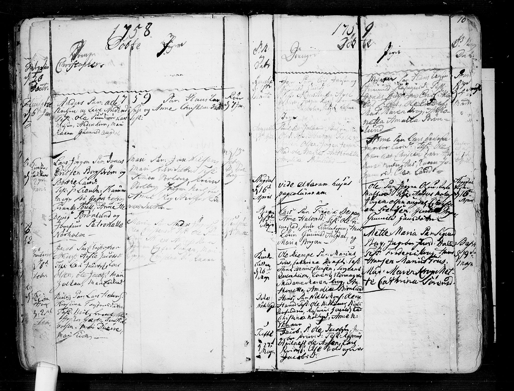 Borre kirkebøker, SAKO/A-338/F/Fa/L0002: Parish register (official) no. I 2, 1752-1806, p. 16