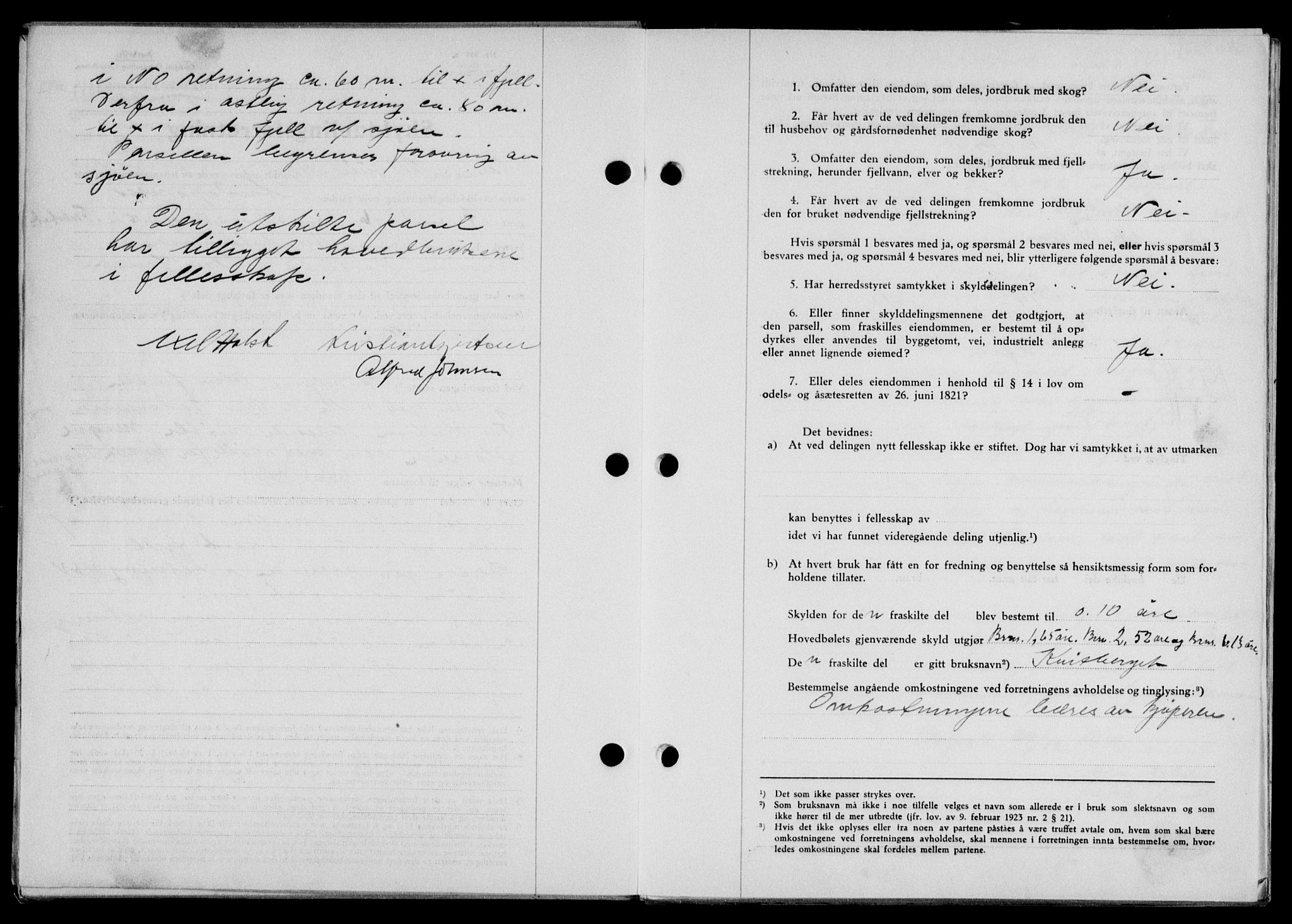 Lofoten sorenskriveri, AV/SAT-A-0017/1/2/2C/L0010a: Mortgage book no. 10a, 1942-1943, Diary no: : 1557/1942