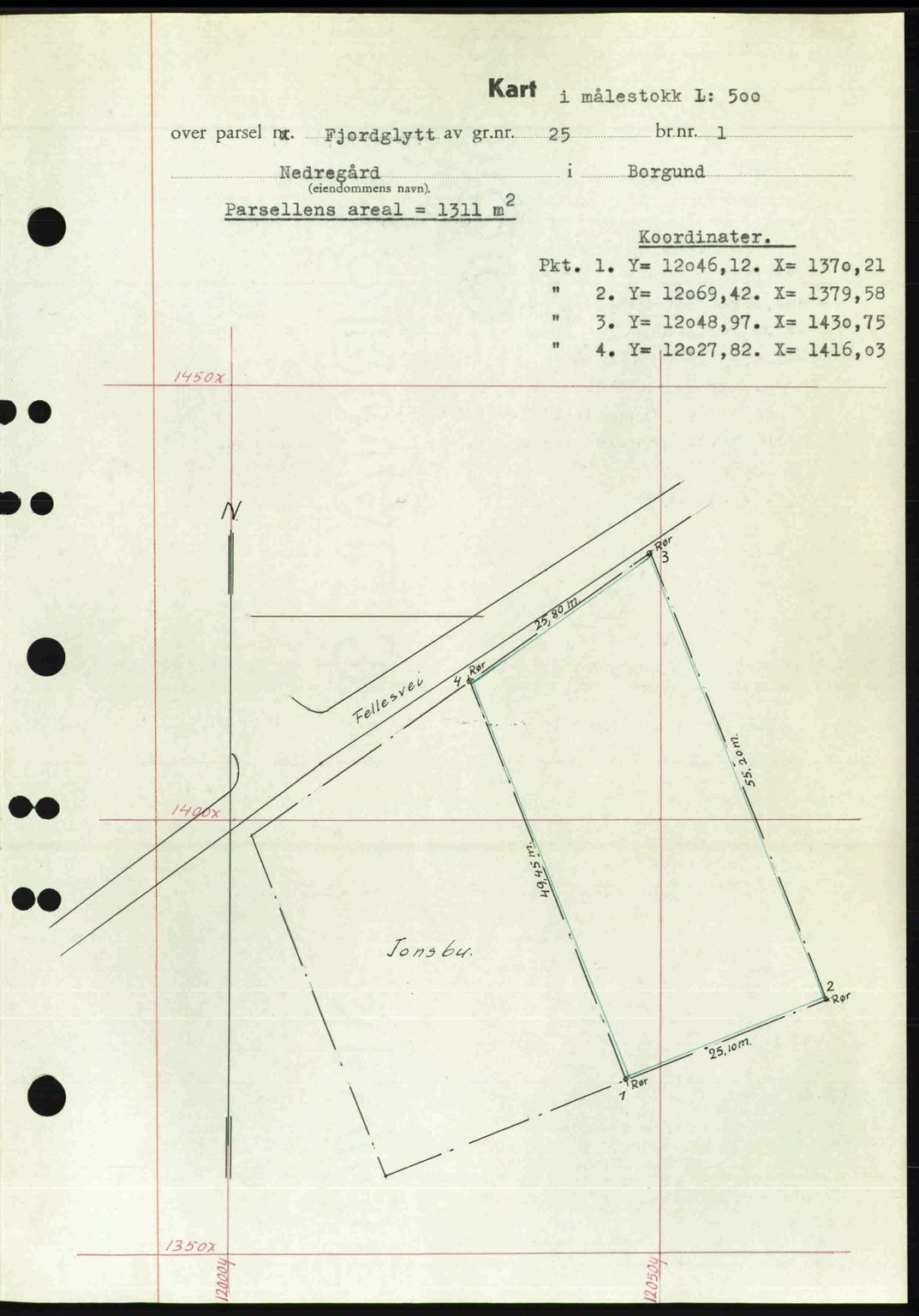 Nordre Sunnmøre sorenskriveri, AV/SAT-A-0006/1/2/2C/2Ca: Mortgage book no. A33, 1949-1950, Diary no: : 3036/1949