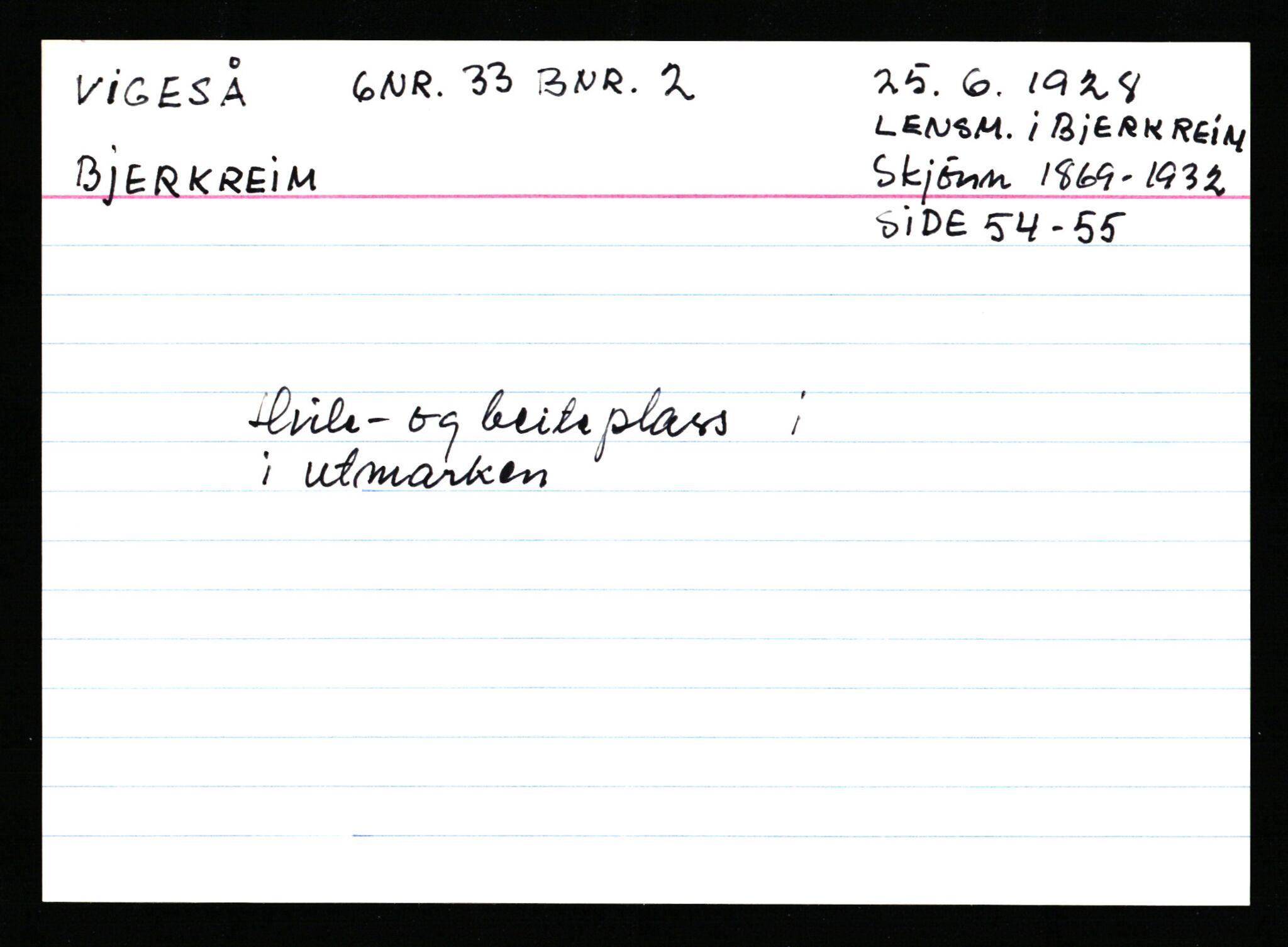 Statsarkivet i Stavanger, AV/SAST-A-101971/03/Y/Ym/L0066: Åstedskort sortert etter gårdsnavn: Veshovde - Vik, 1600-1950, p. 523