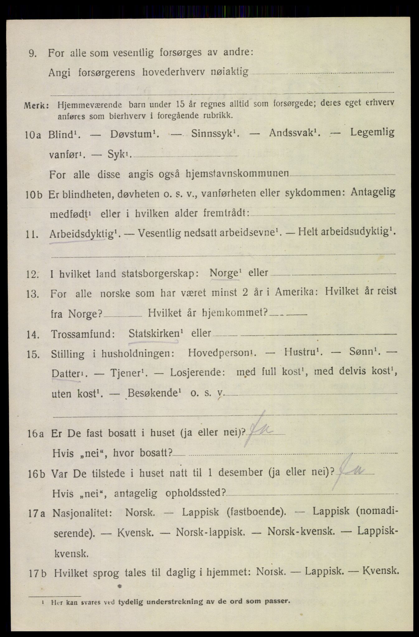 SAT, 1920 census for Bodin, 1920, p. 12551