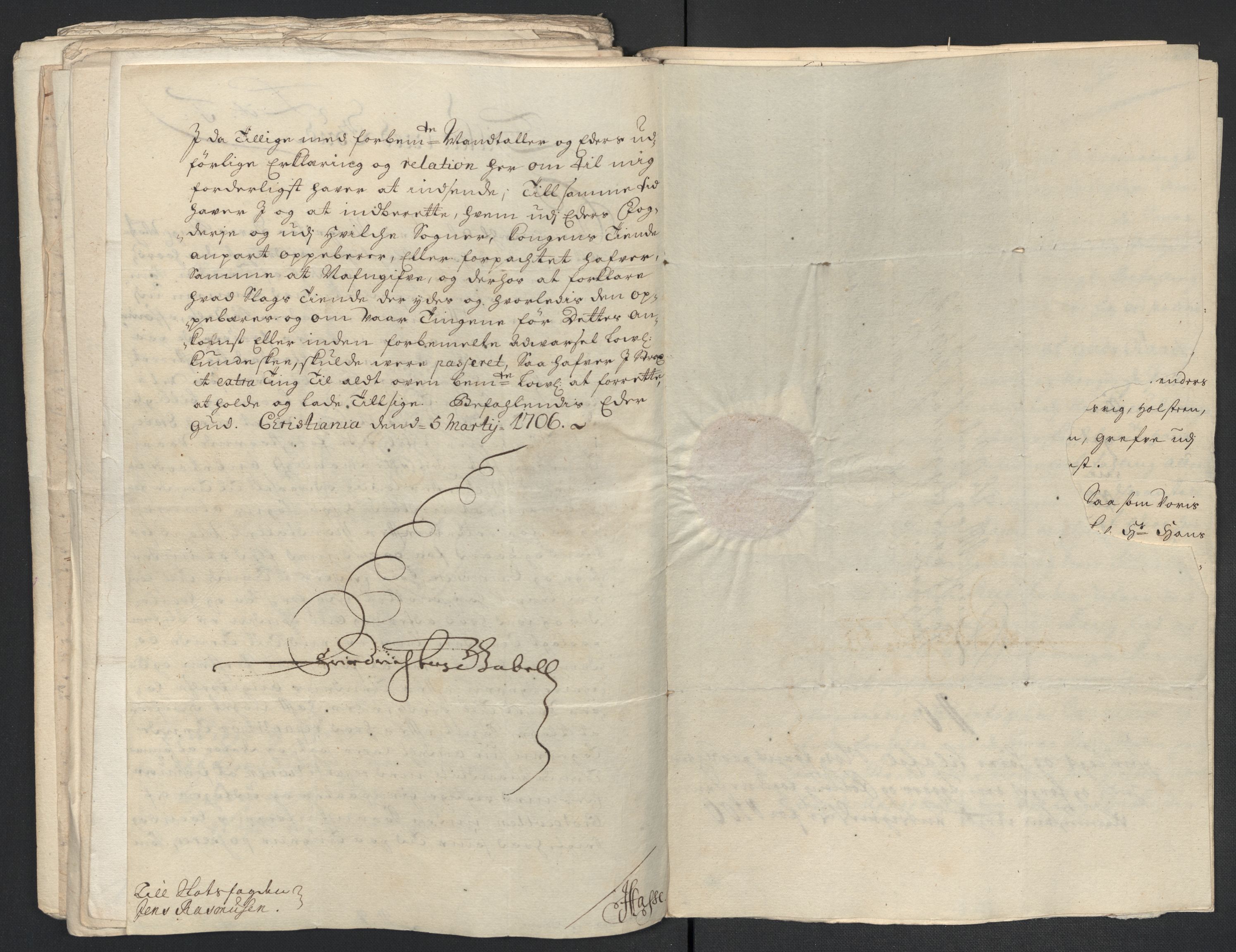 Rentekammeret inntil 1814, Reviderte regnskaper, Fogderegnskap, AV/RA-EA-4092/R10/L0446: Fogderegnskap Aker og Follo, 1705-1706, p. 366