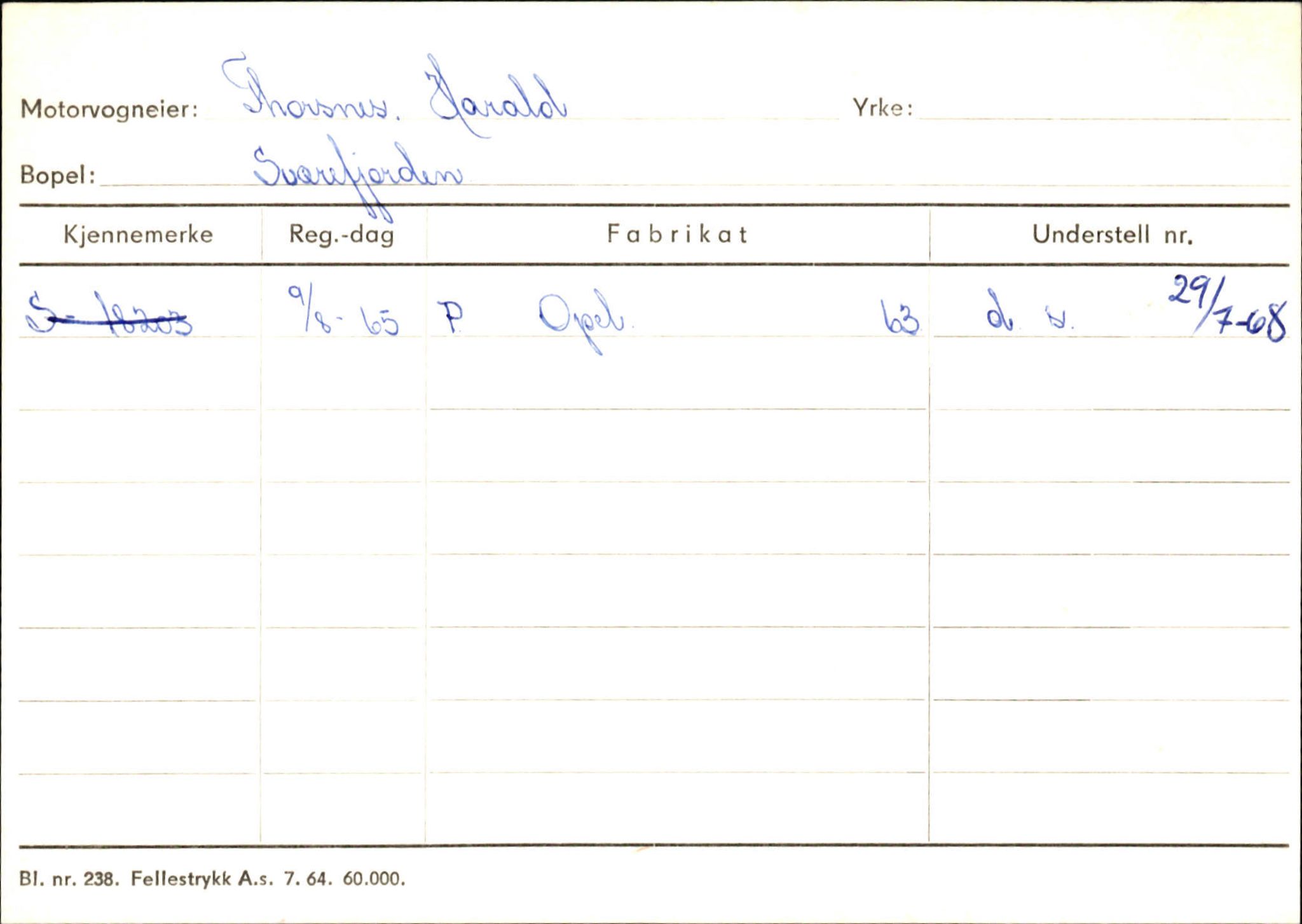 Statens vegvesen, Sogn og Fjordane vegkontor, AV/SAB-A-5301/4/F/L0132: Eigarregister Askvoll A-Å. Balestrand A-Å, 1945-1975, p. 2414