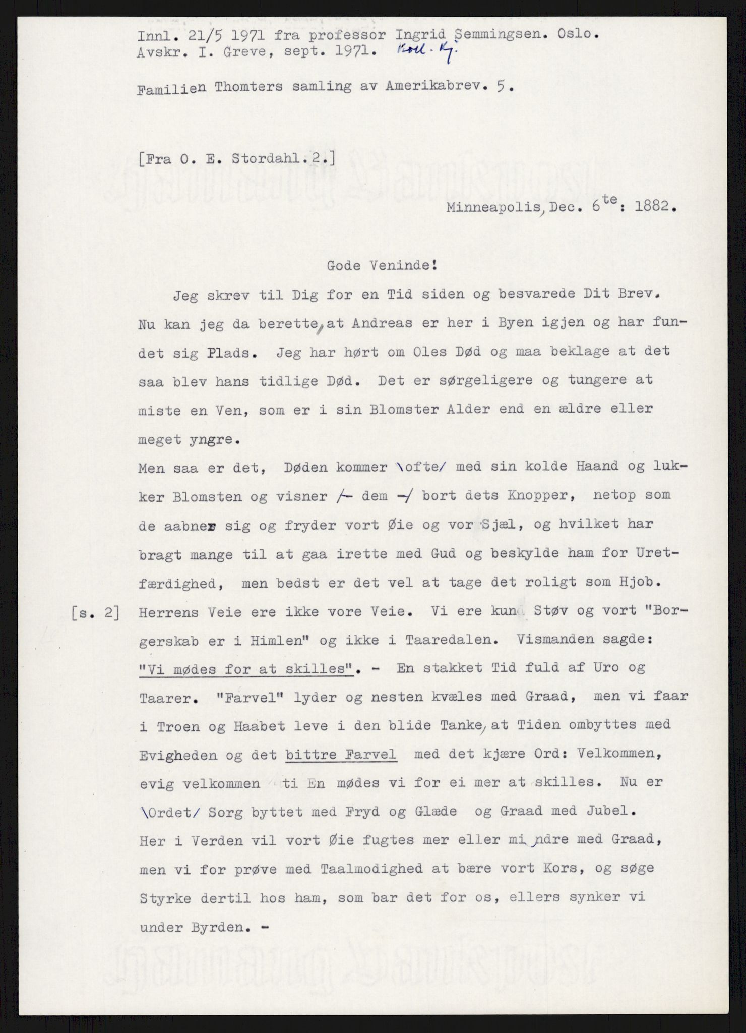 Samlinger til kildeutgivelse, Amerikabrevene, AV/RA-EA-4057/F/L0015: Innlån fra Oppland: Sæteren - Vigerust, 1838-1914, p. 293