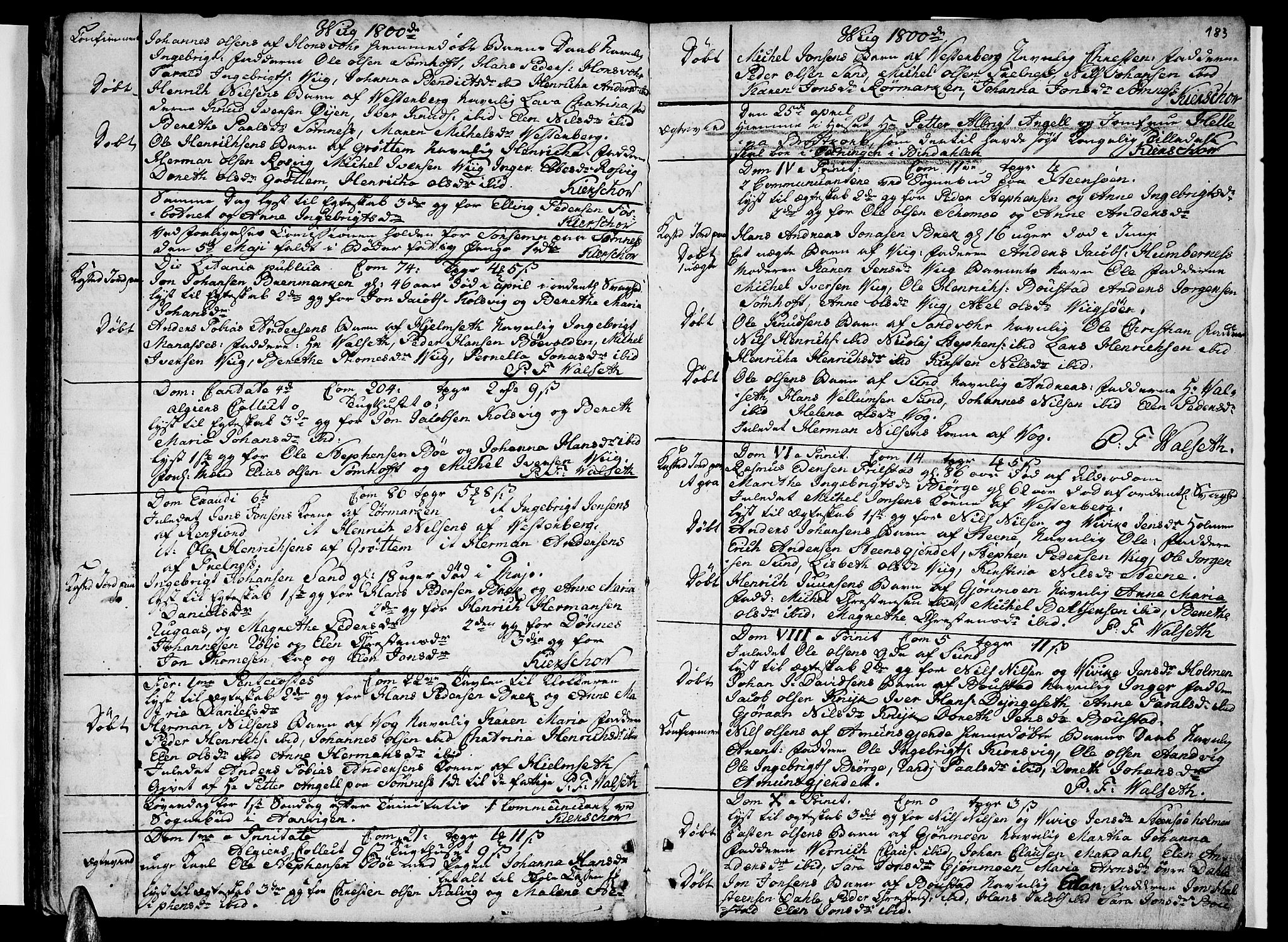 Ministerialprotokoller, klokkerbøker og fødselsregistre - Nordland, AV/SAT-A-1459/812/L0173: Parish register (official) no. 812A02, 1752-1800, p. 183