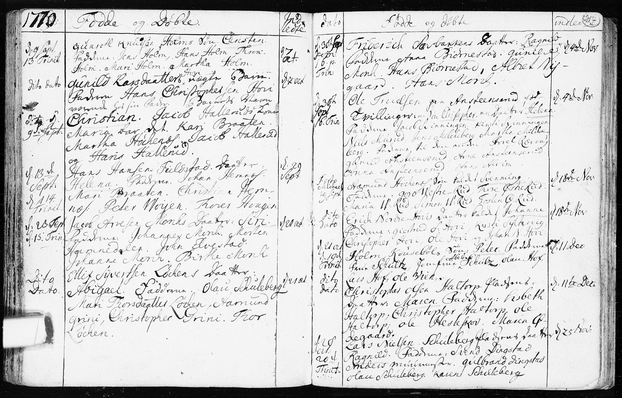 Spydeberg prestekontor Kirkebøker, AV/SAO-A-10924/F/Fa/L0002: Parish register (official) no. I 2, 1739-1780, p. 217