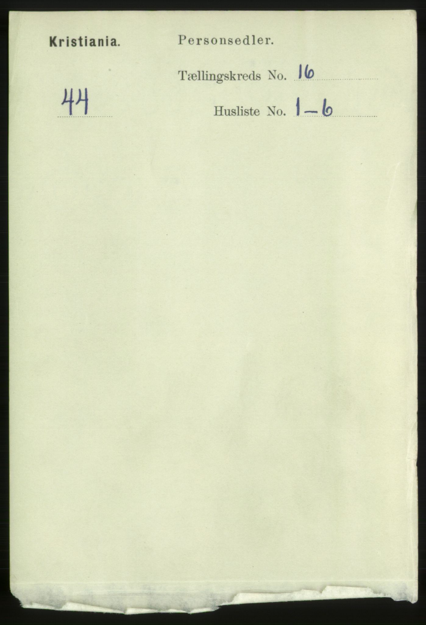 RA, 1891 census for 0301 Kristiania, 1891, p. 7099