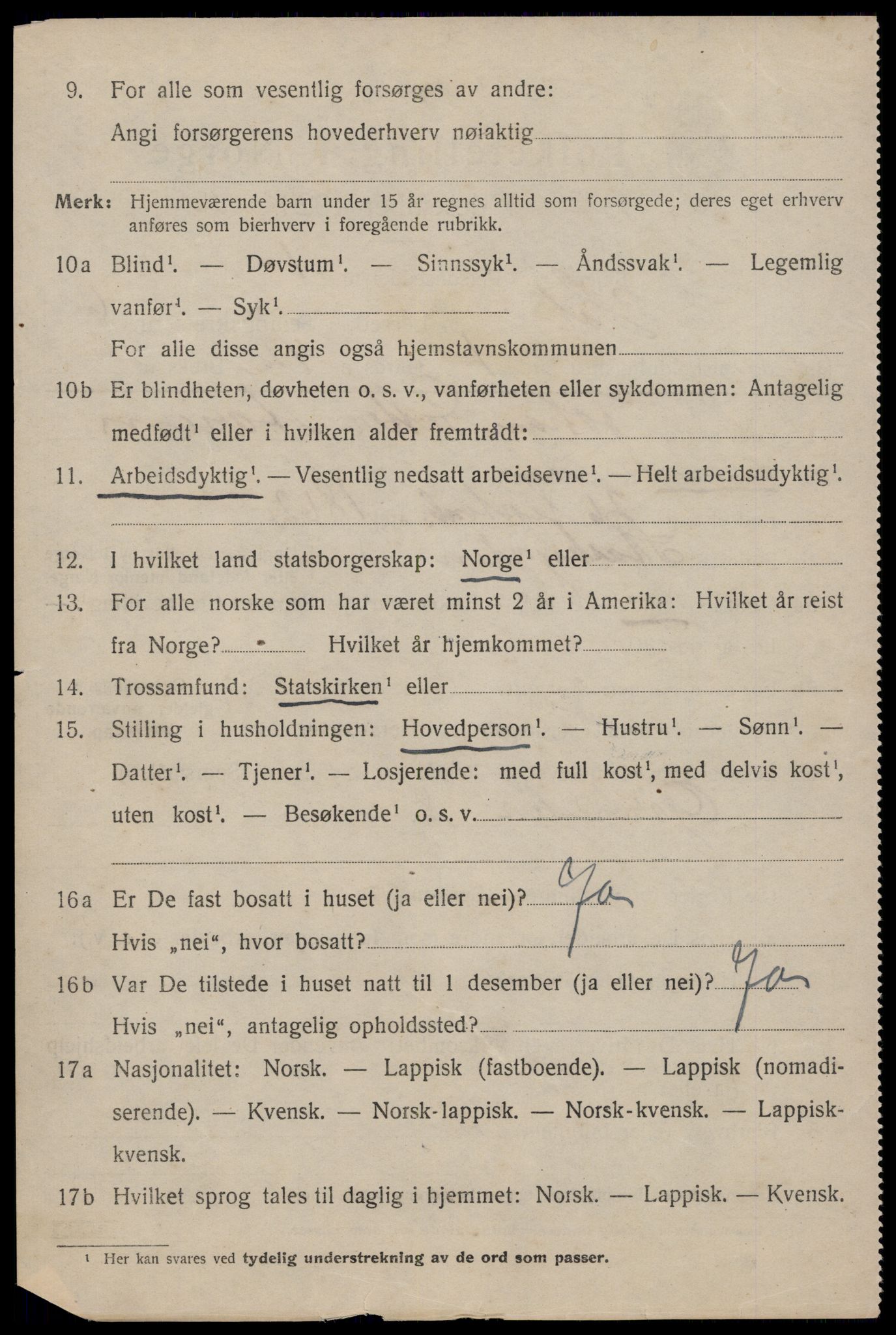 SAT, 1920 census for Hol, 1920, p. 4526