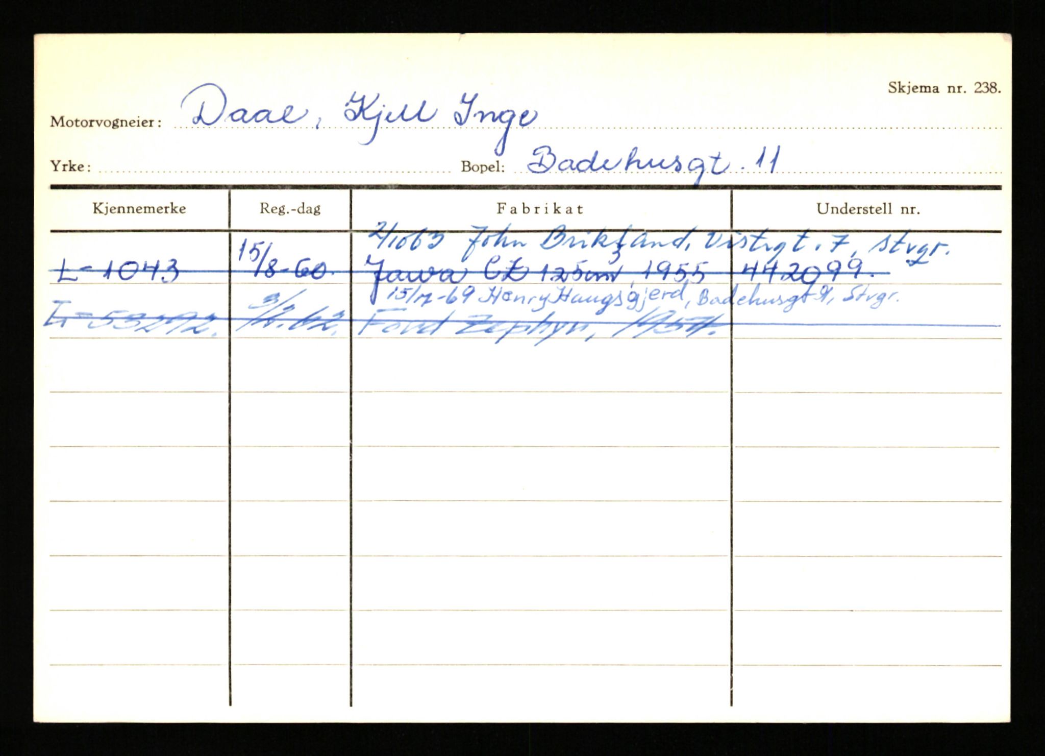 Stavanger trafikkstasjon, SAST/A-101942/0/H/L0006: Dalva - Egersund, 1930-1971, p. 1409