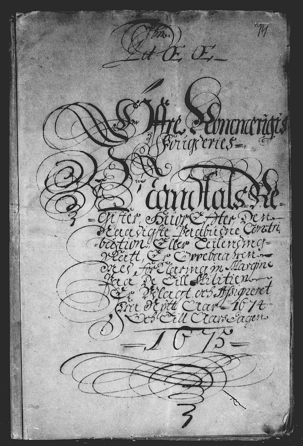 Rentekammeret inntil 1814, Reviderte regnskaper, Stiftamtstueregnskaper, Landkommissariatet på Akershus og Akershus stiftamt, AV/RA-EA-5869/R/Rb/L0100: Akershus stiftamt, 1674