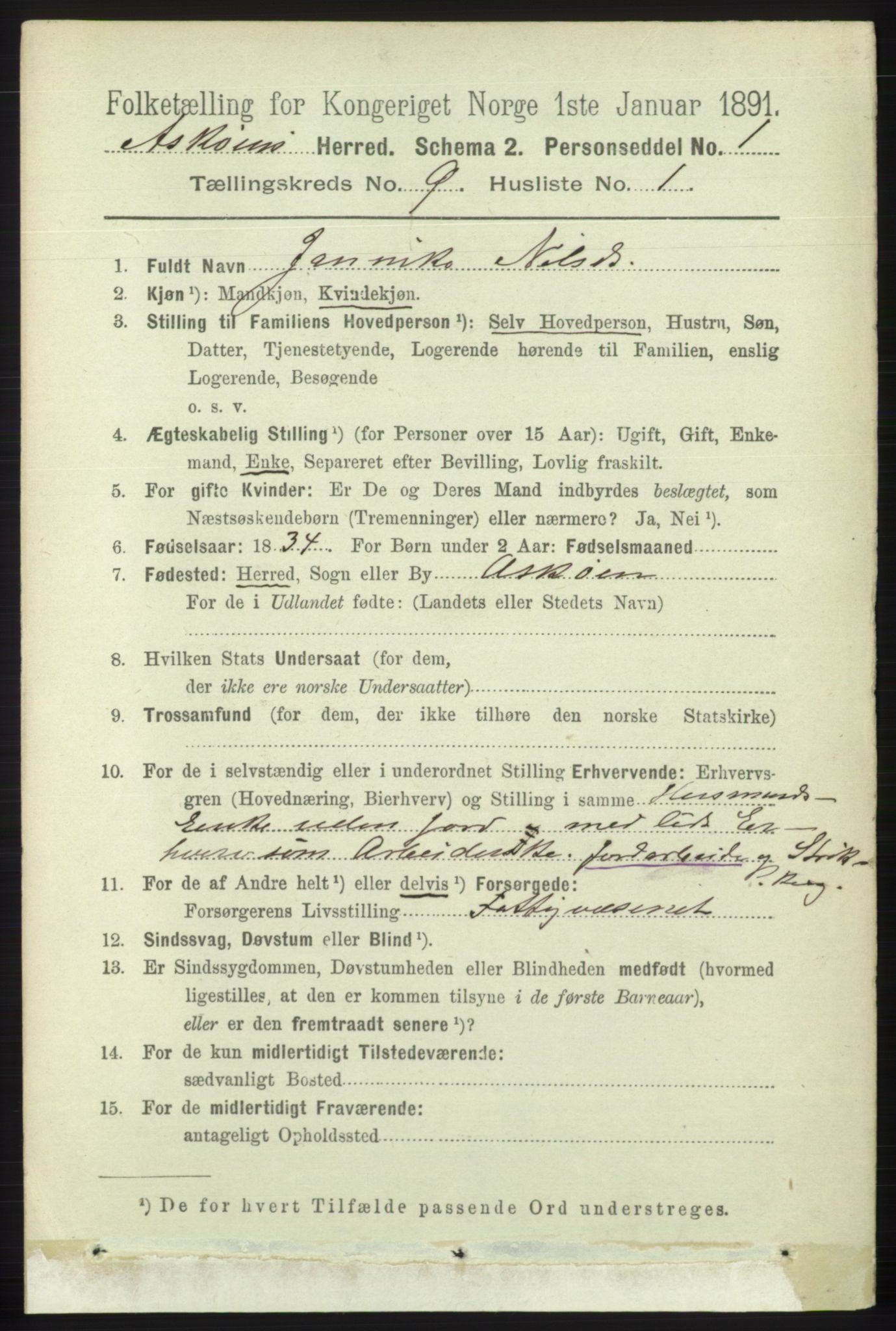 RA, 1891 census for 1247 Askøy, 1891, p. 5951