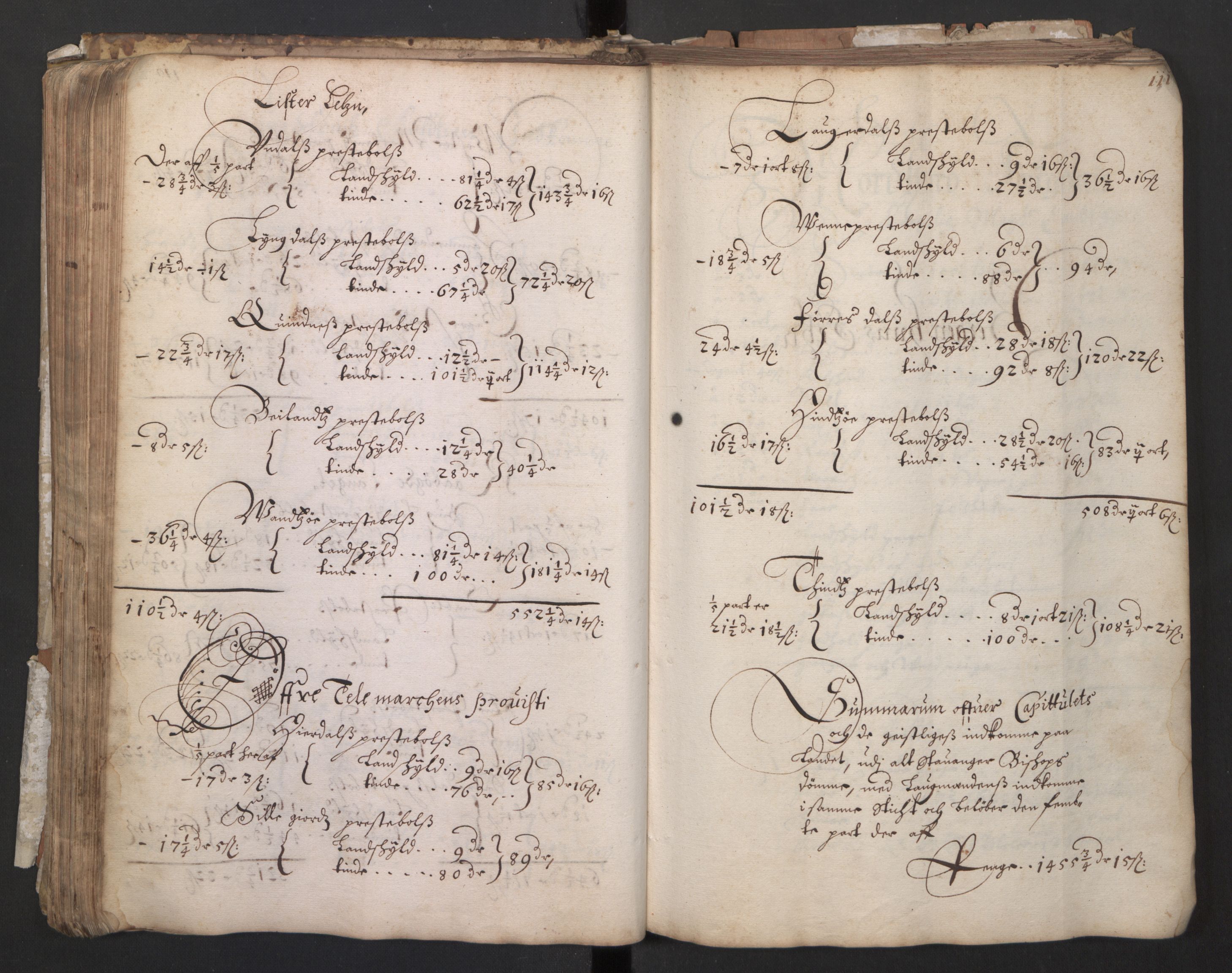 Rentekammeret inntil 1814, Realistisk ordnet avdeling, AV/RA-EA-4070/L/L0031/0002: Landkommisjonens ekstrakter: / Likelydende protokoll (kopi eller konsept?) merket Nr. 1. 1682., 1682, p. 110b-111a