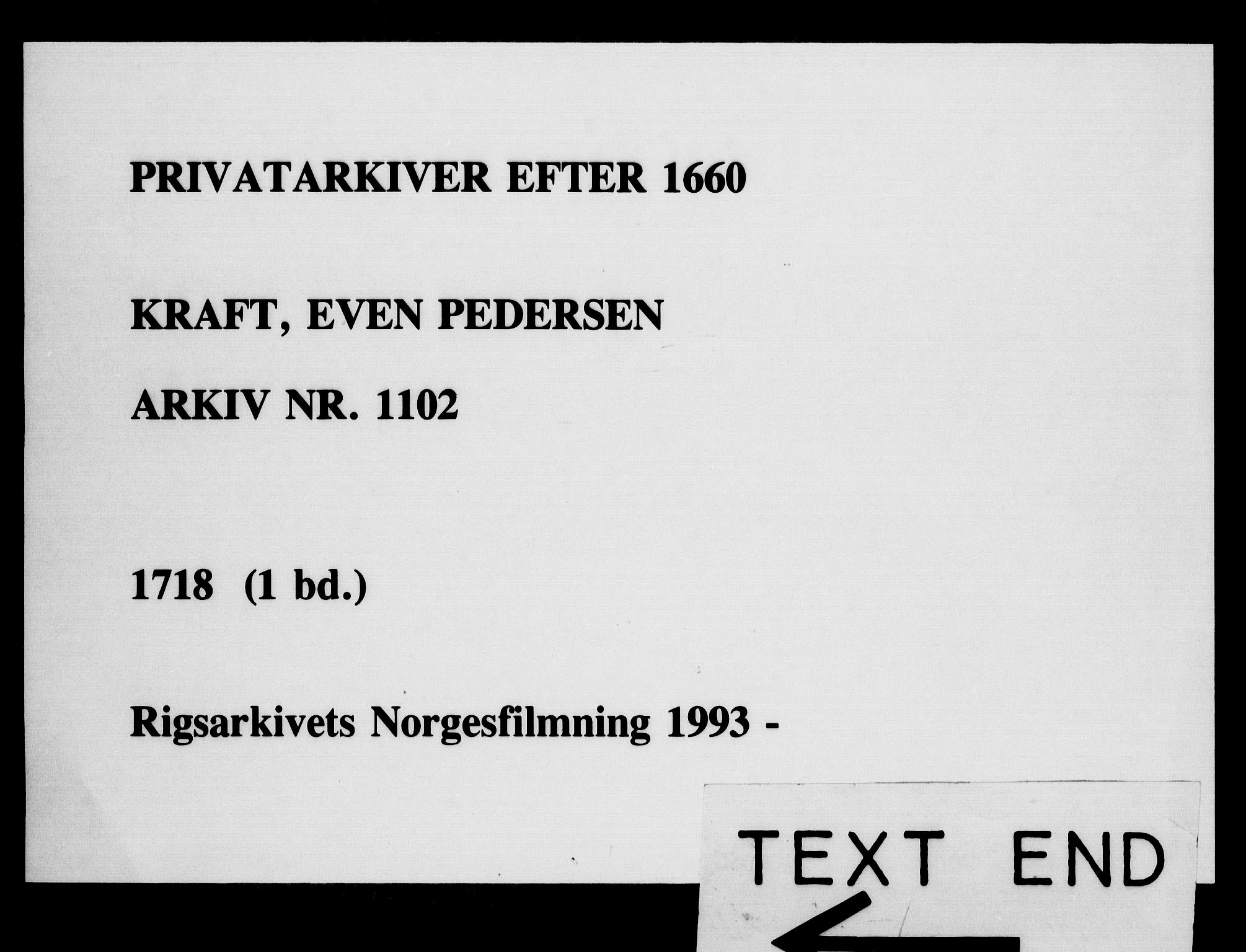 Fra DRA 1996, Privatarkiver etter 1660, AV/RA-EA-5941/F/L0001: Privatarkiver etter 1660, 1669-1740, p. 130