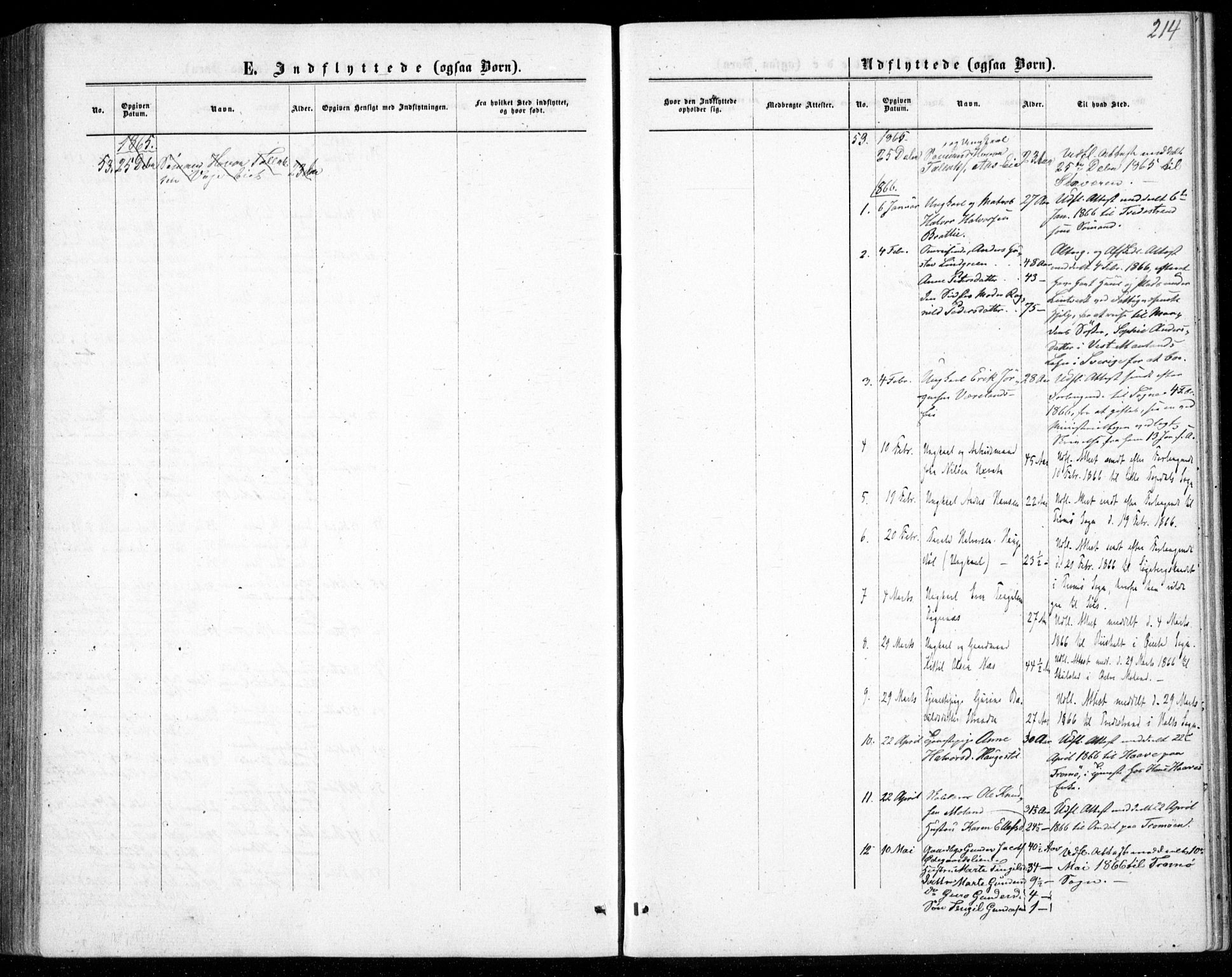 Gjerstad sokneprestkontor, AV/SAK-1111-0014/F/Fb/Fbb/L0003: Parish register (copy) no. B 3, 1862-1889, p. 214