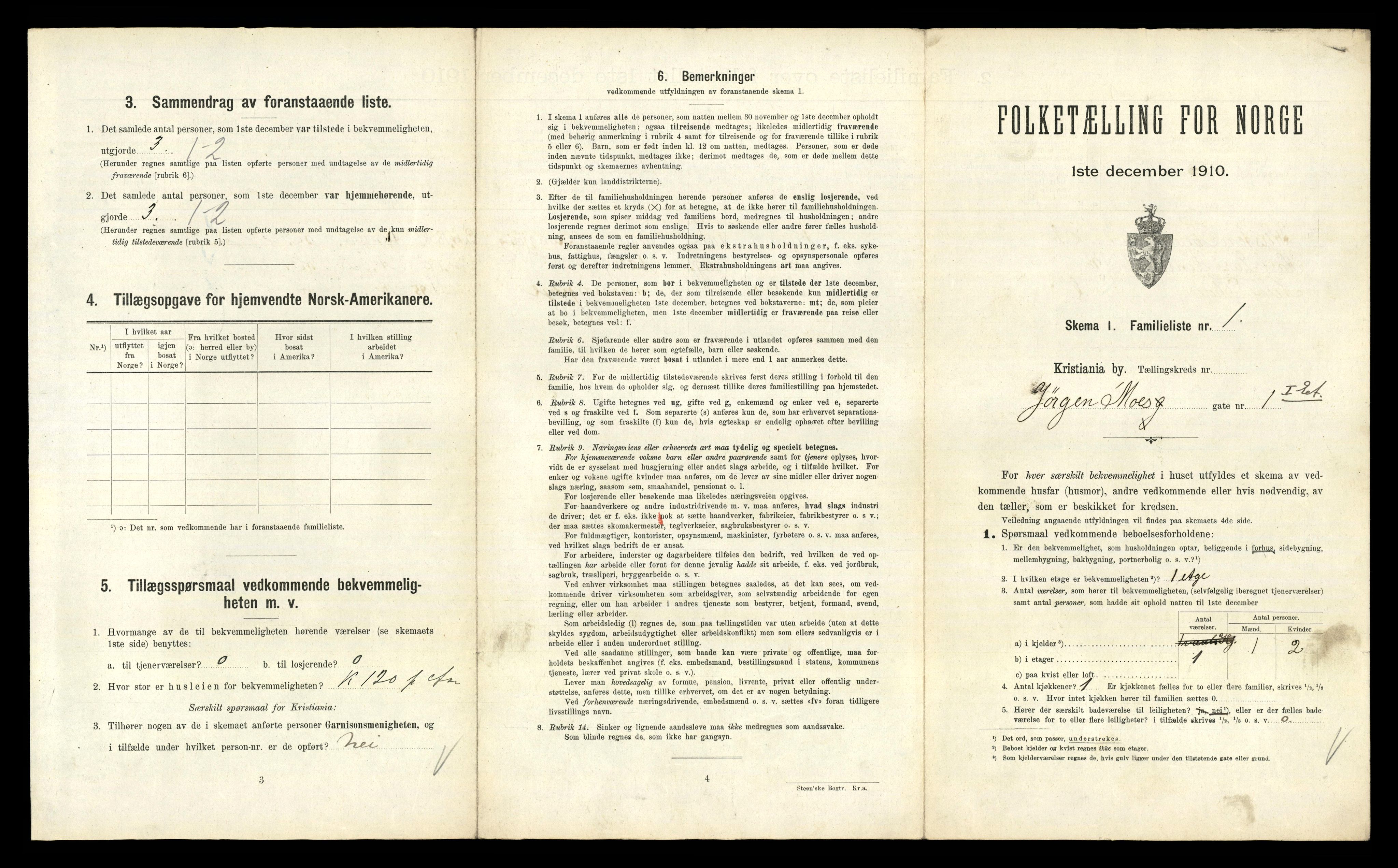 RA, 1910 census for Kristiania, 1910, p. 46579