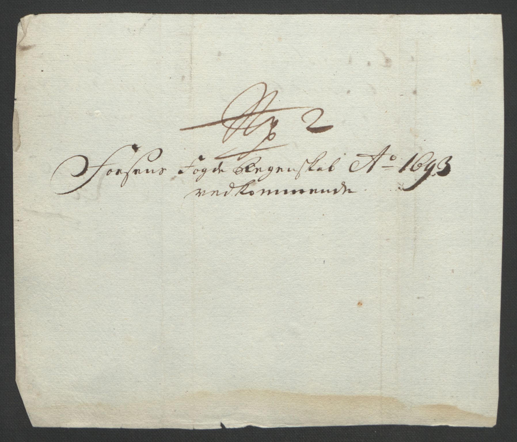 Rentekammeret inntil 1814, Reviderte regnskaper, Fogderegnskap, AV/RA-EA-4092/R57/L3849: Fogderegnskap Fosen, 1692-1693, p. 566