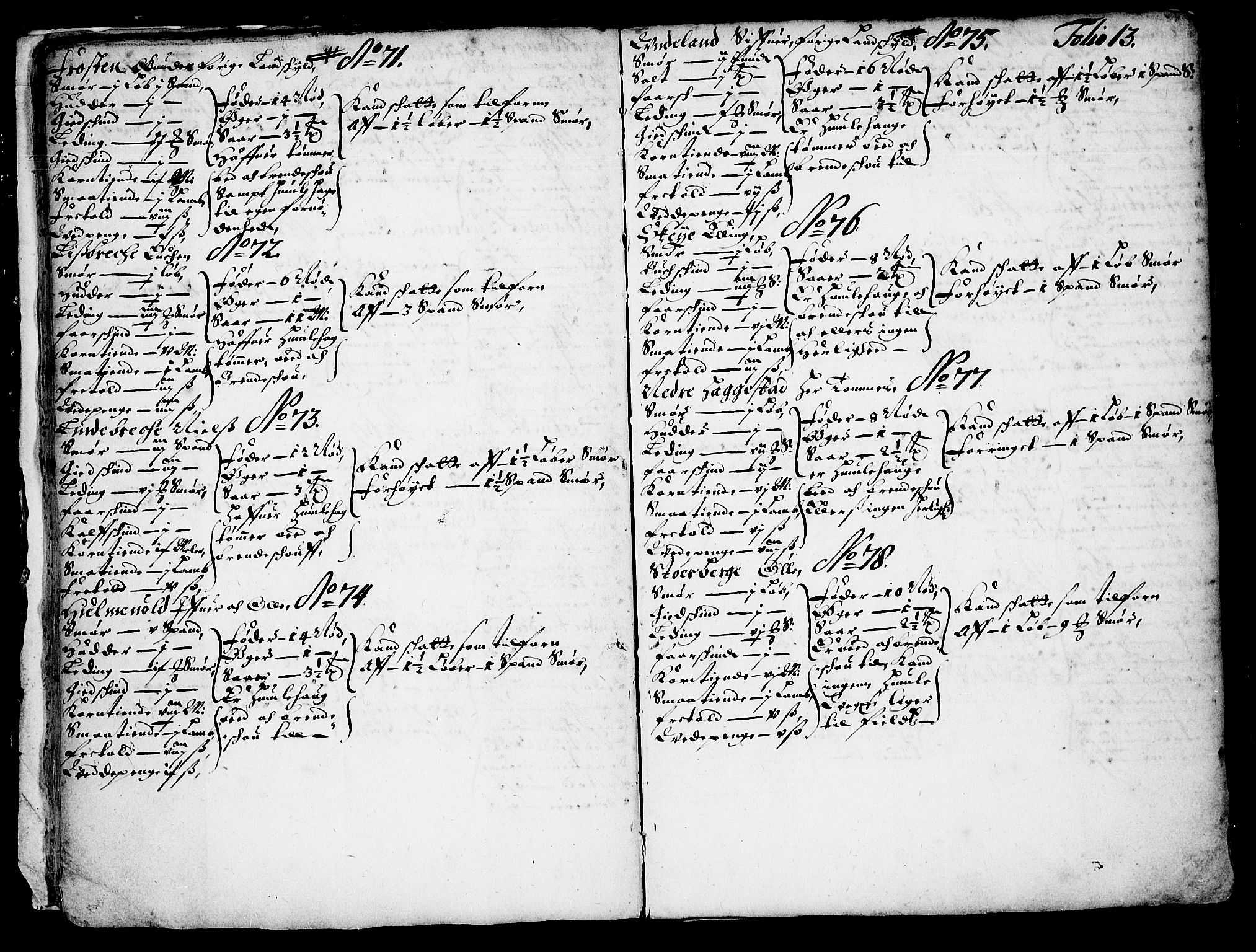 Rentekammeret inntil 1814, Realistisk ordnet avdeling, AV/RA-EA-4070/N/Nb/Nba/L0037: Hardanger fogderi, 1667, p. 12b-13a