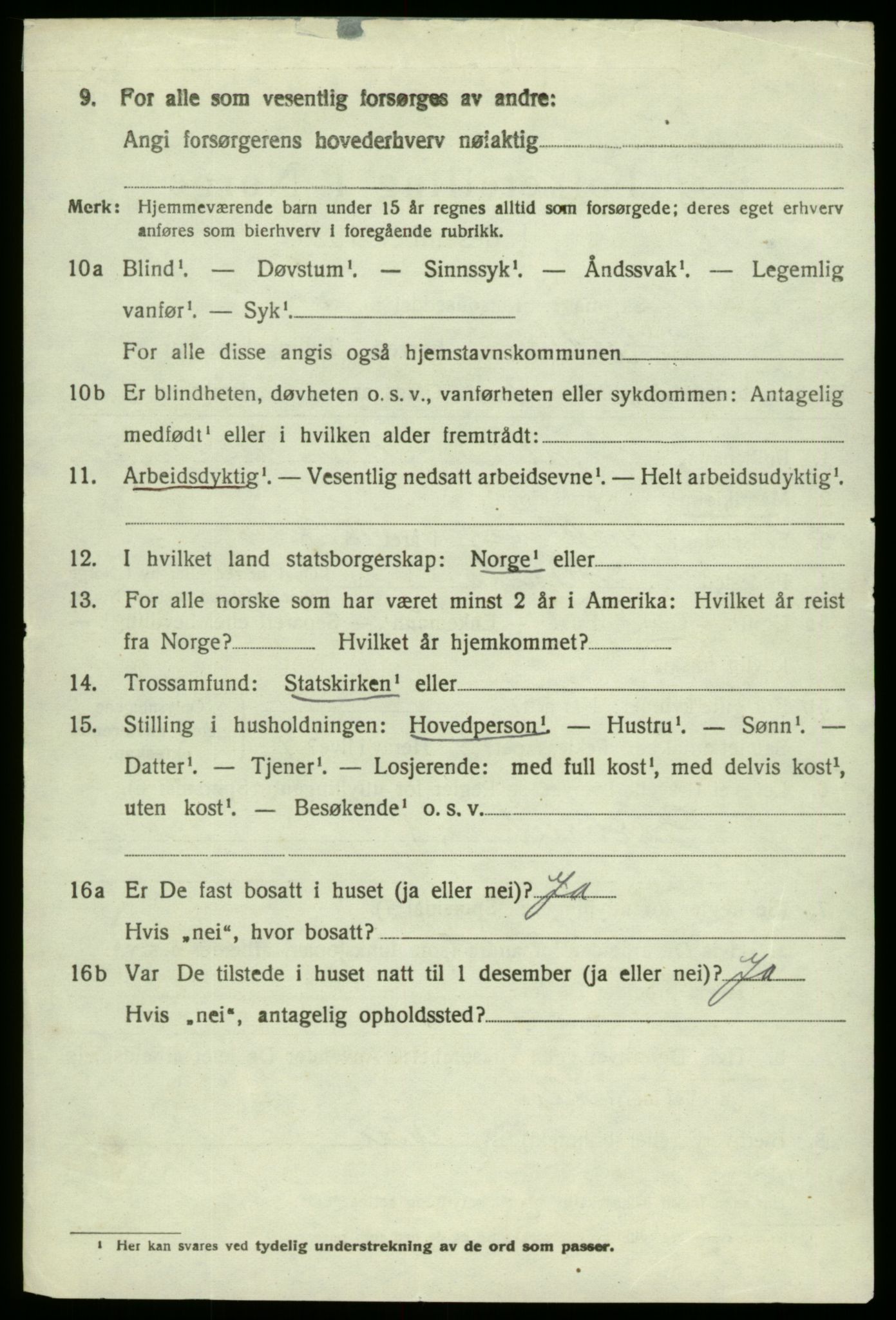 SAB, 1920 census for Herdla, 1920, p. 1358