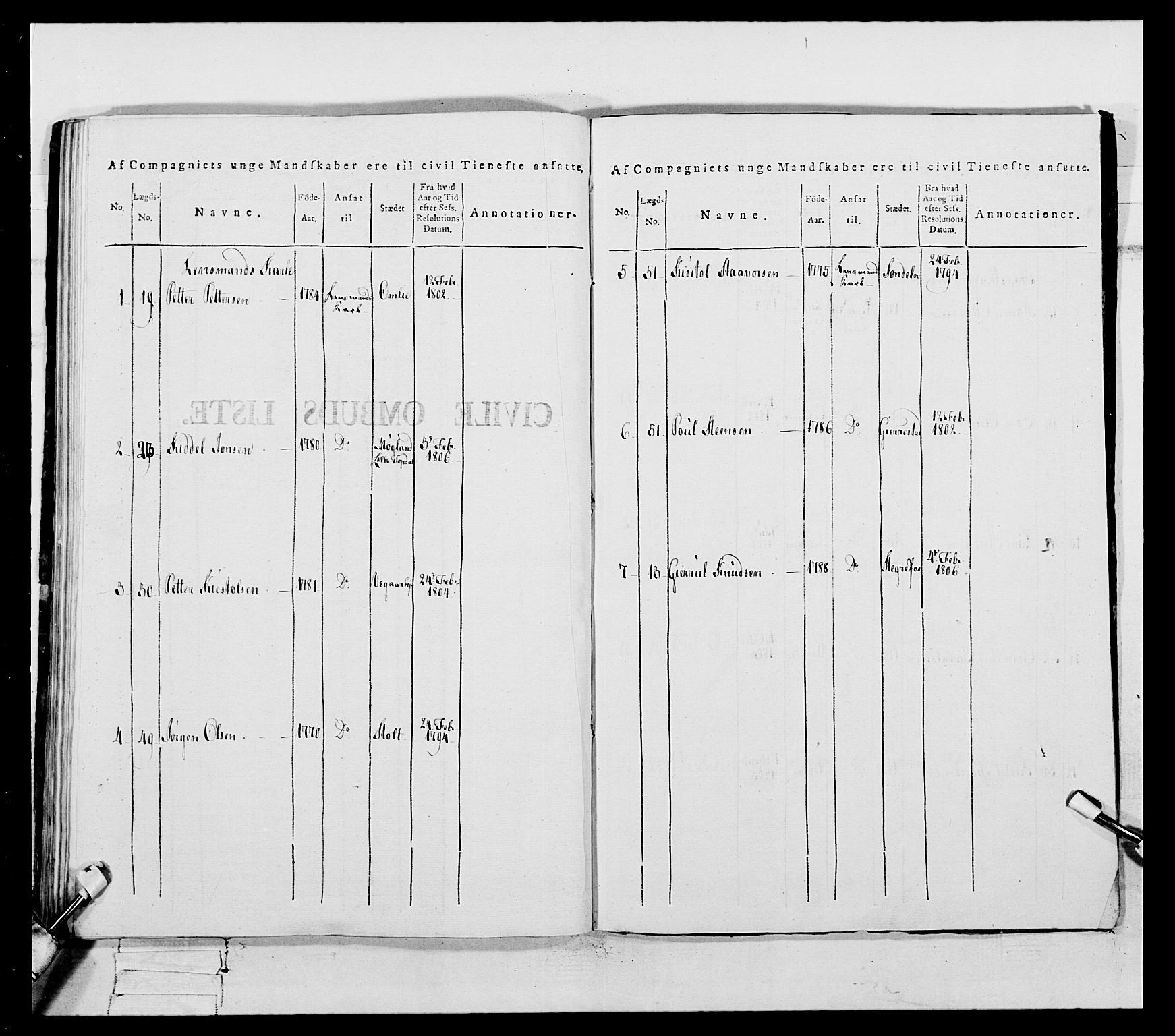 Generalitets- og kommissariatskollegiet, Det kongelige norske kommissariatskollegium, AV/RA-EA-5420/E/Eh/L0112: Vesterlenske nasjonale infanteriregiment, 1812, p. 517