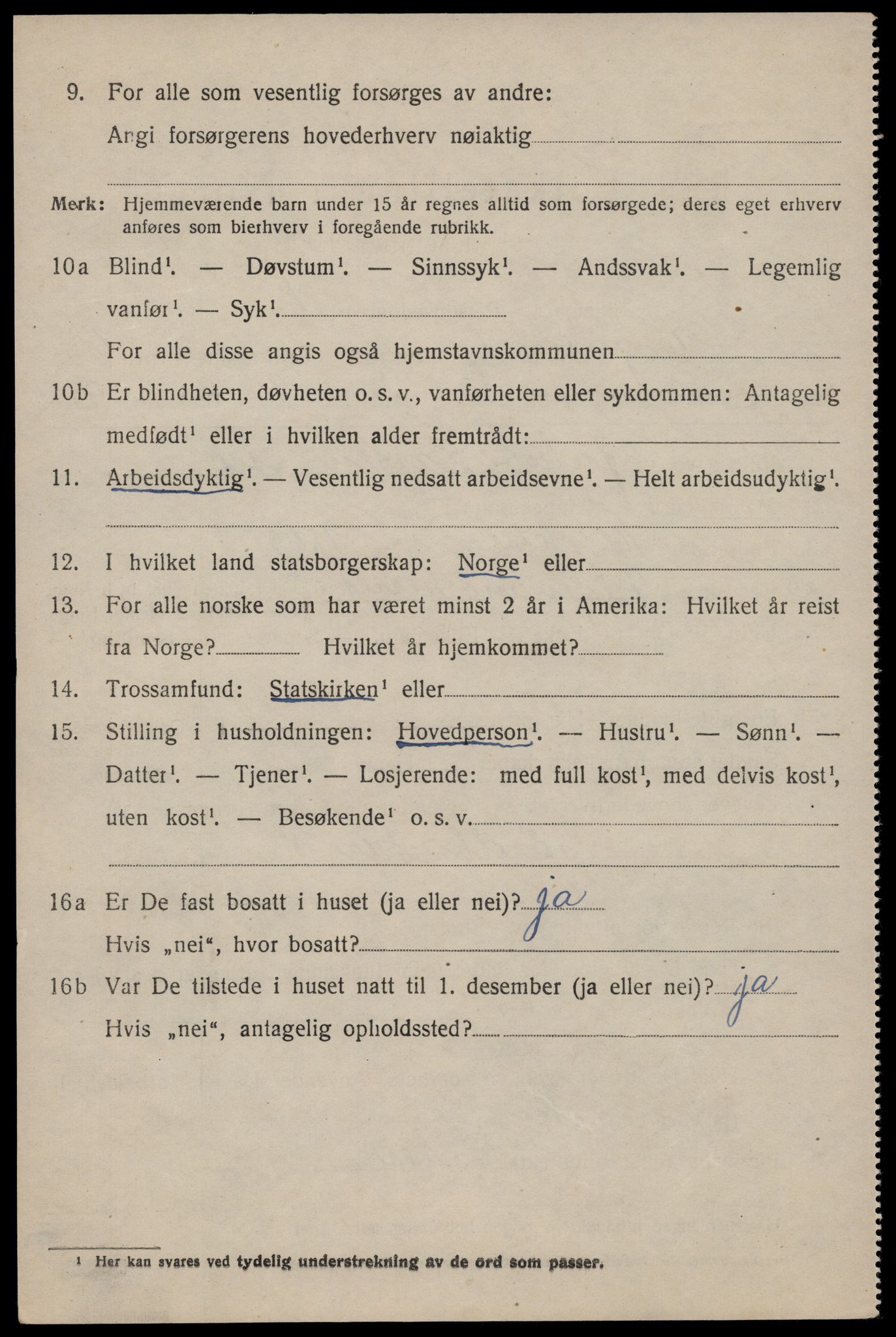 SAST, 1920 census for Eigersund, 1920, p. 4220