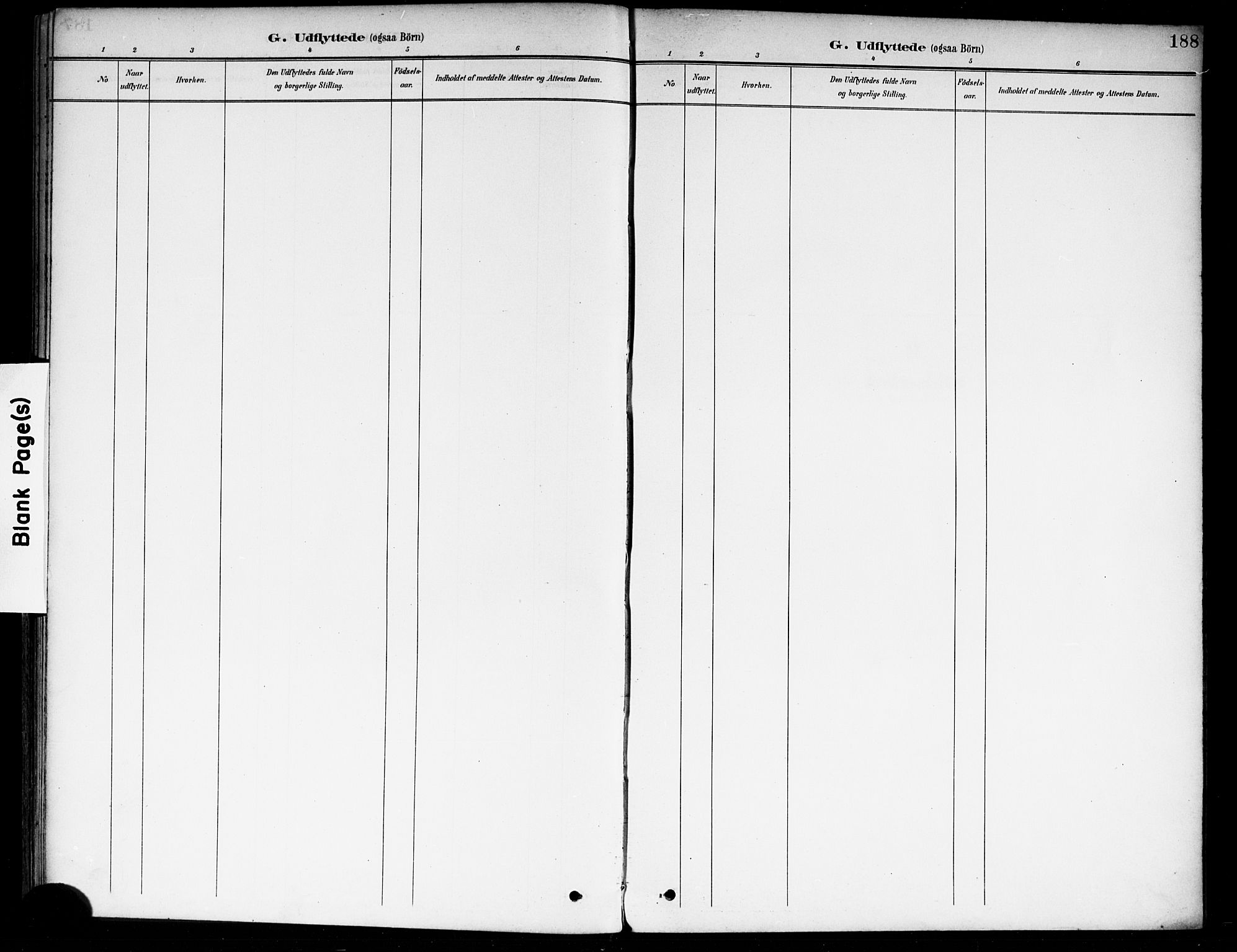 Fet prestekontor Kirkebøker, AV/SAO-A-10370a/F/Fa/L0015: Parish register (official) no. I 15, 1892-1904, p. 188