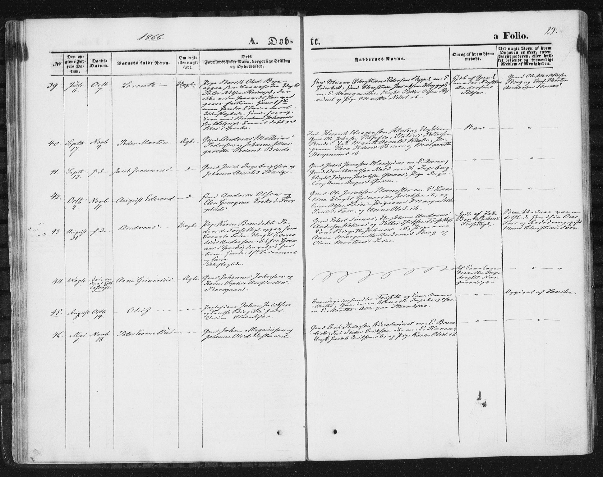 Ministerialprotokoller, klokkerbøker og fødselsregistre - Nord-Trøndelag, SAT/A-1458/746/L0447: Parish register (official) no. 746A06, 1860-1877, p. 29