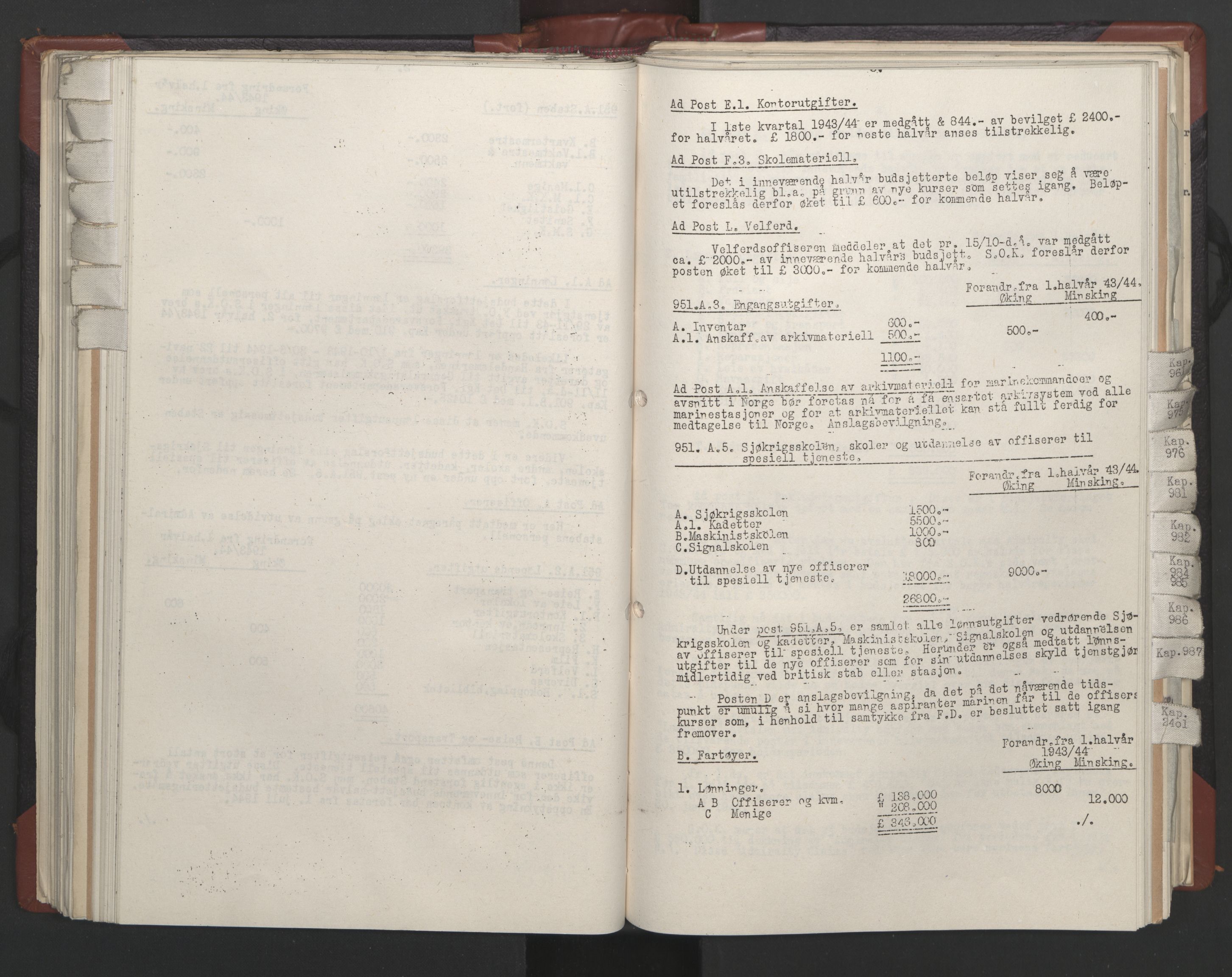 Statsrådssekretariatet, AV/RA-S-1001/A/Ac/L0124: Kgl. res. 14/1-30/6, 1944, p. 193