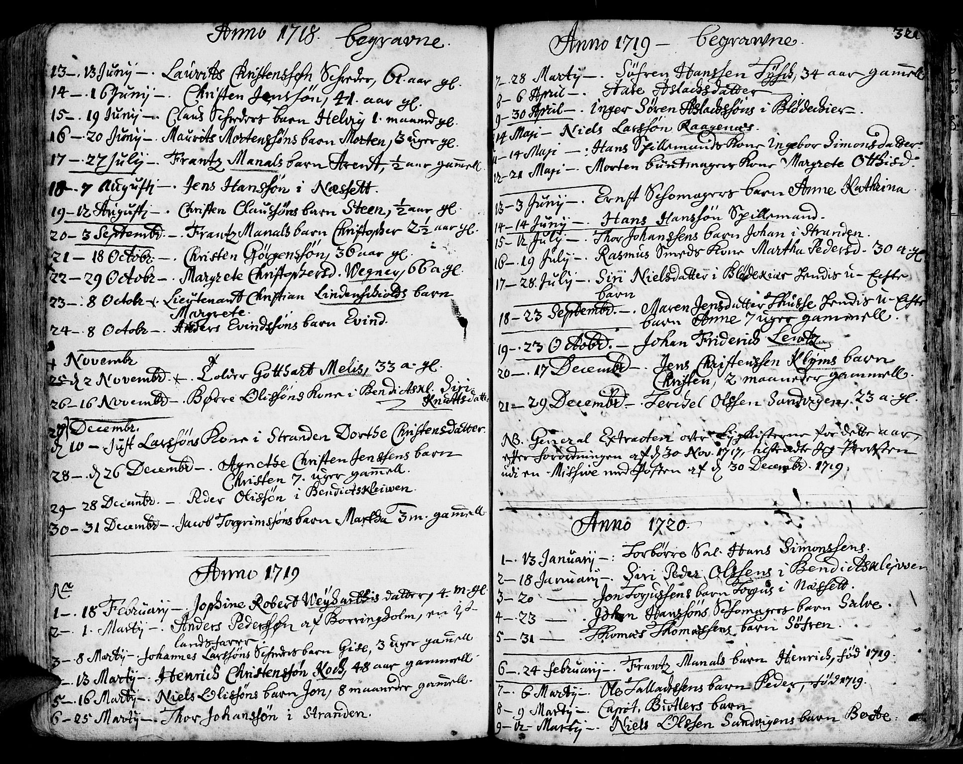 Arendal sokneprestkontor, Trefoldighet, AV/SAK-1111-0040/F/Fa/L0001: Parish register (official) no. A 1, 1703-1815, p. 405