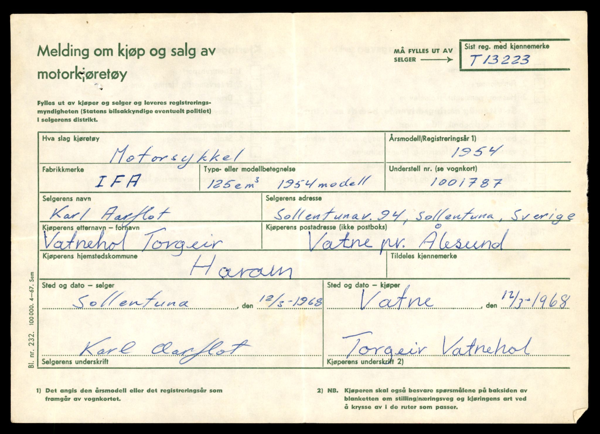 Møre og Romsdal vegkontor - Ålesund trafikkstasjon, AV/SAT-A-4099/F/Fe/L0041: Registreringskort for kjøretøy T 13710 - T 13905, 1927-1998, p. 139