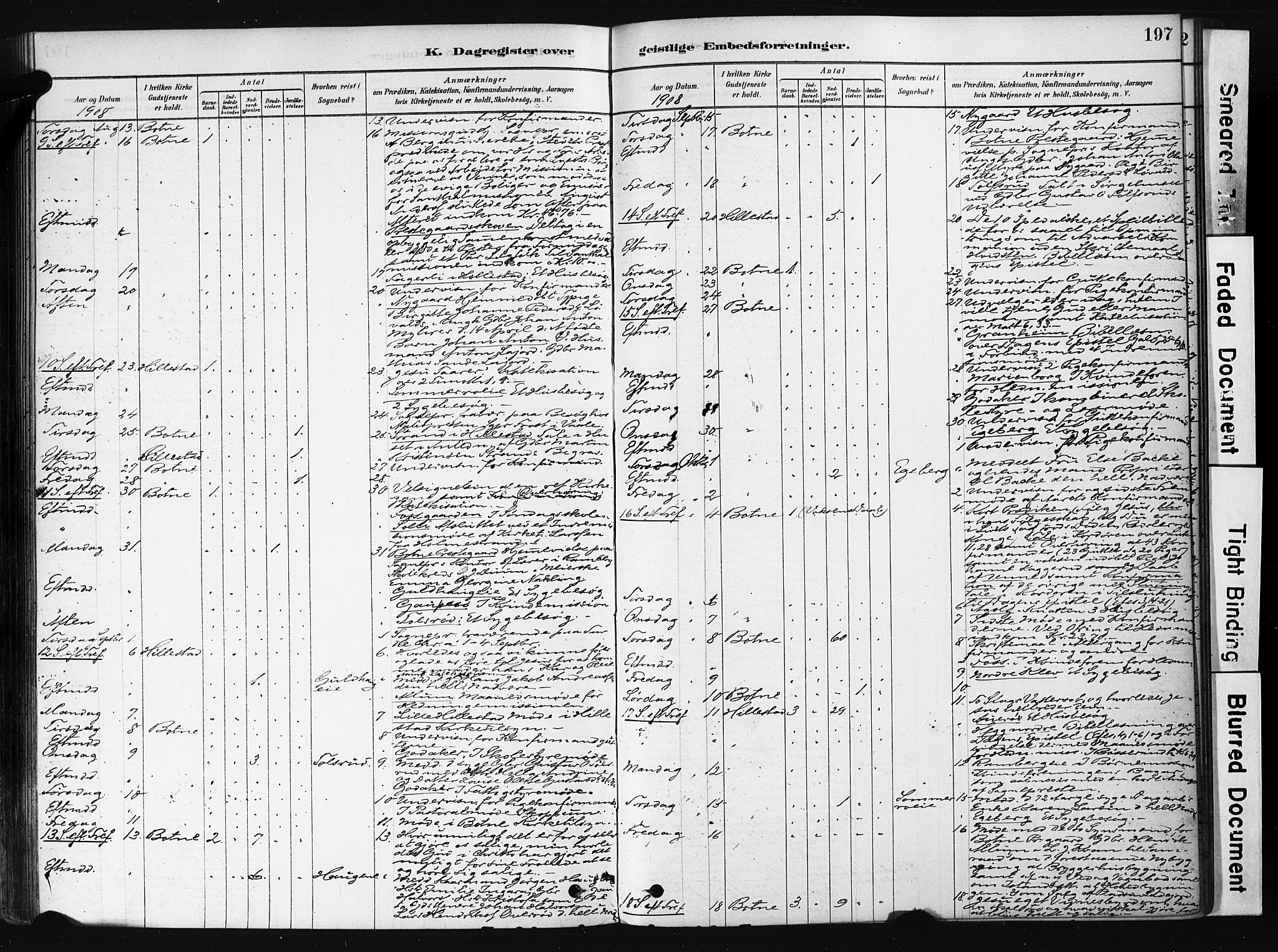 Botne kirkebøker, AV/SAKO-A-340/F/Fb/L0001: Parish register (official) no. II 1, 1878-1902, p. 197