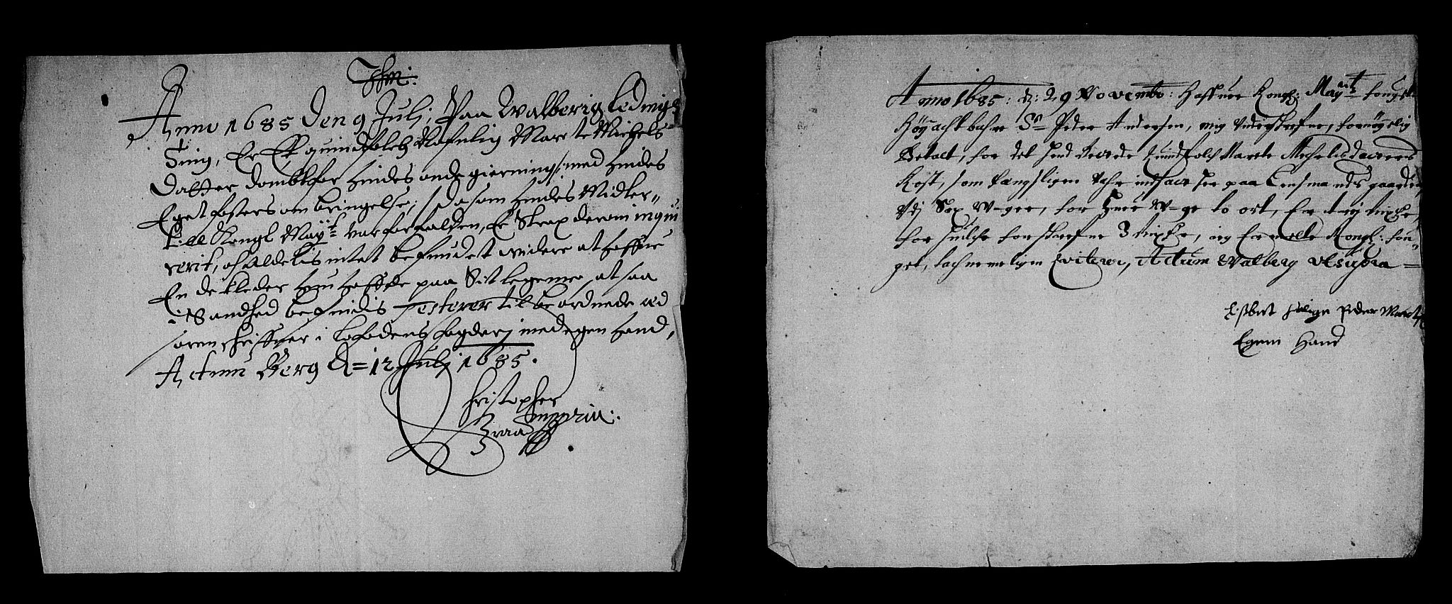 Rentekammeret inntil 1814, Reviderte regnskaper, Stiftamtstueregnskaper, Trondheim stiftamt og Nordland amt, AV/RA-EA-6044/R/Rg/L0082: Trondheim stiftamt og Nordland amt, 1685