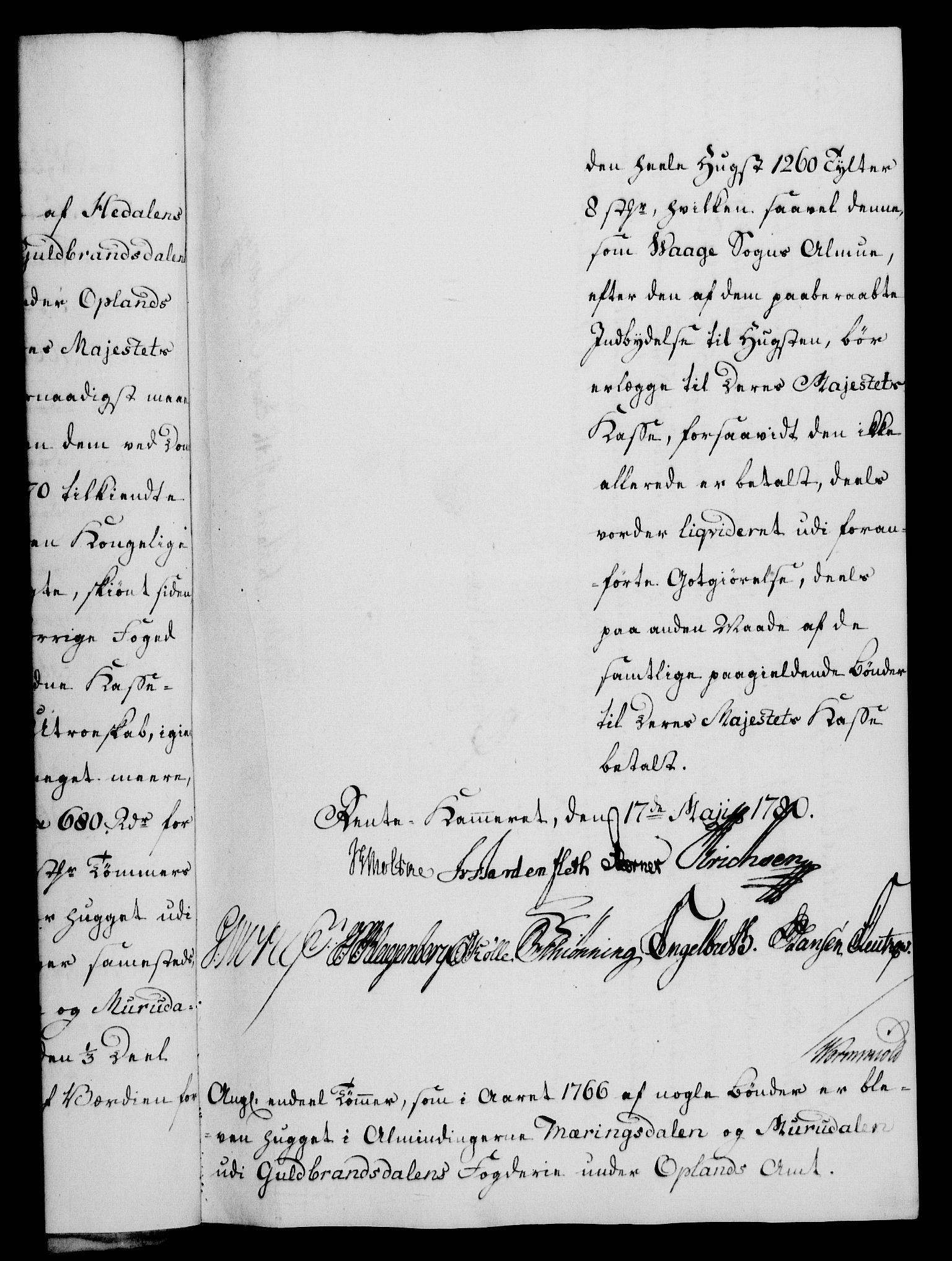 Rentekammeret, Kammerkanselliet, RA/EA-3111/G/Gf/Gfa/L0062: Norsk relasjons- og resolusjonsprotokoll (merket RK 52.62), 1780, p. 274