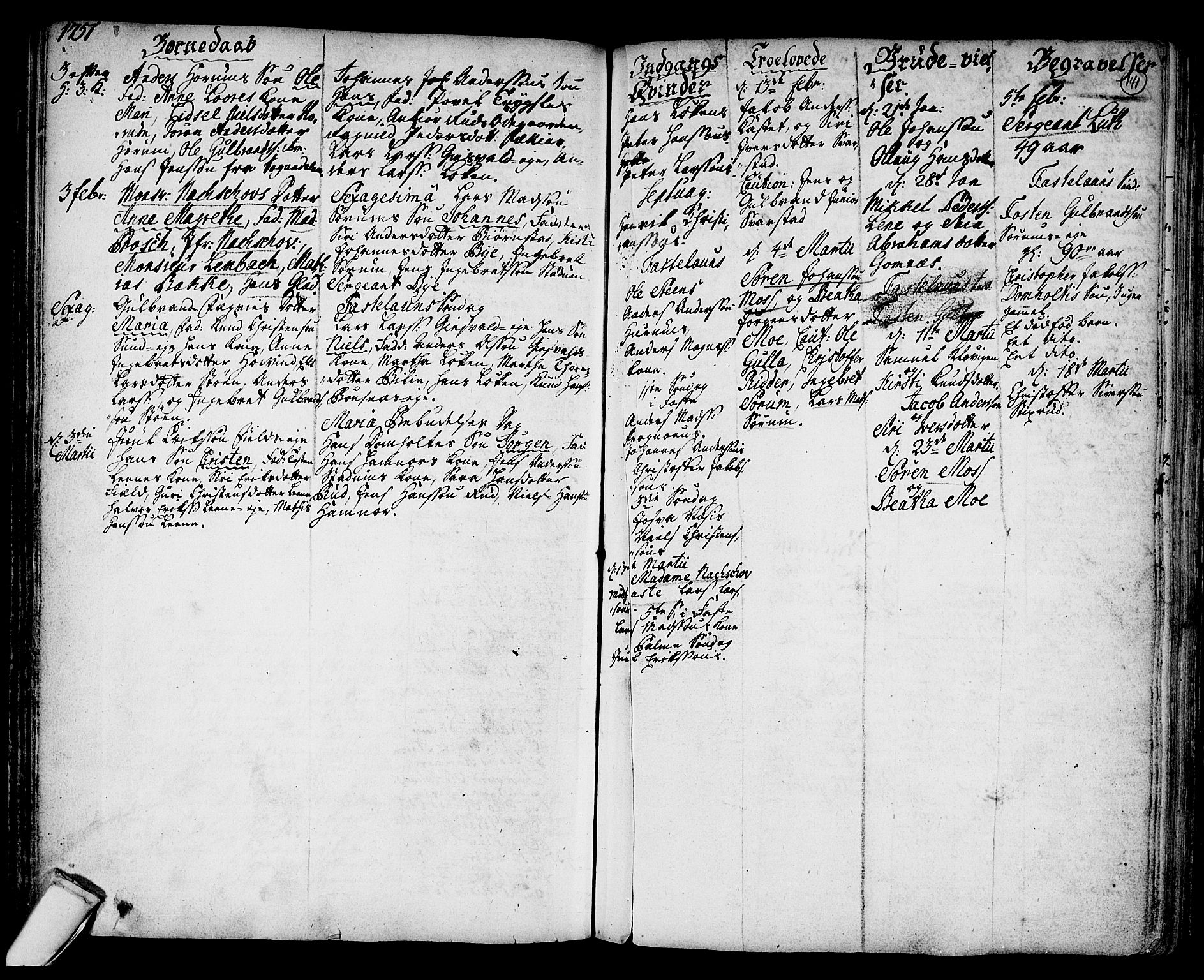 Hole kirkebøker, SAKO/A-228/F/Fa/L0001: Parish register (official) no. I 1, 1716-1765, p. 141