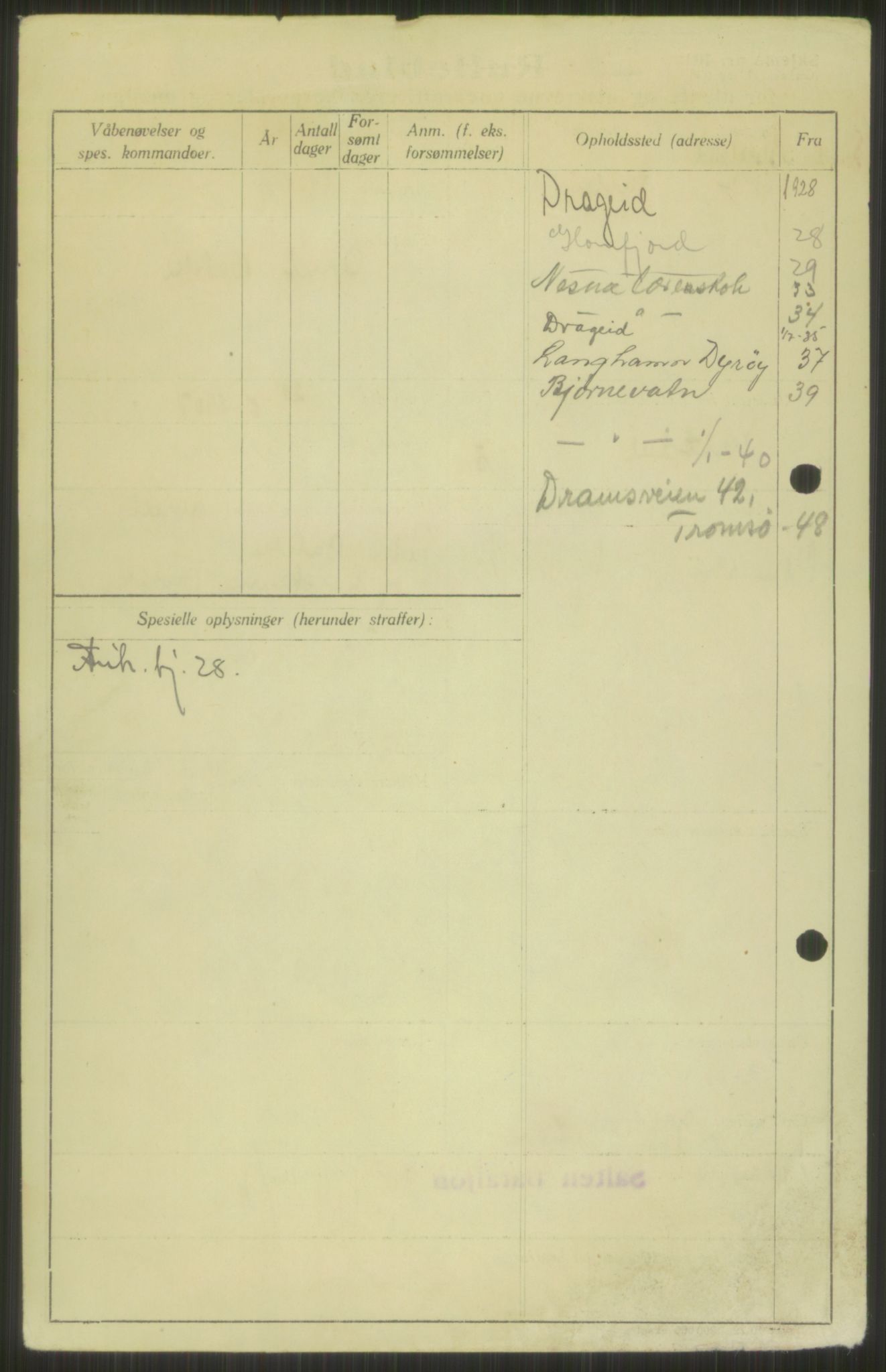 Forsvaret, Troms infanteriregiment nr. 16, AV/RA-RAFA-3146/P/Pa/L0013/0003: Rulleblad / Rulleblad for regimentets menige mannskaper, årsklasse 1928, 1928, p. 46