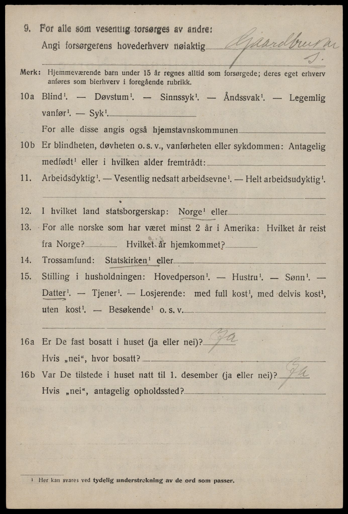 SAST, 1920 census for Åkra, 1920, p. 6629