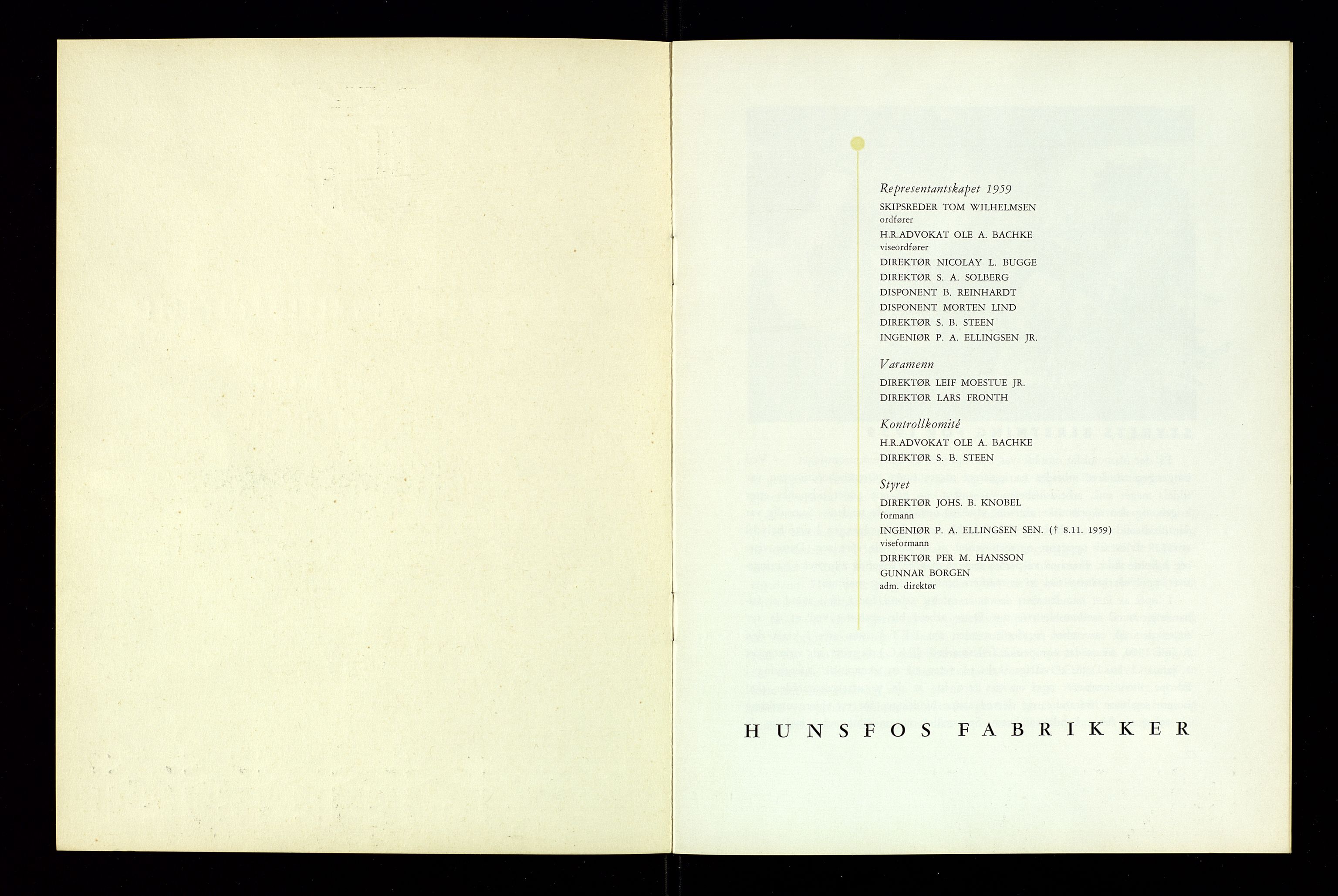 Hunsfos fabrikker, AV/SAK-D/1440/01/L0001/0003: Vedtekter, anmeldelser og årsberetninger / Årsberetninger og regnskap, 1918-1989, p. 168