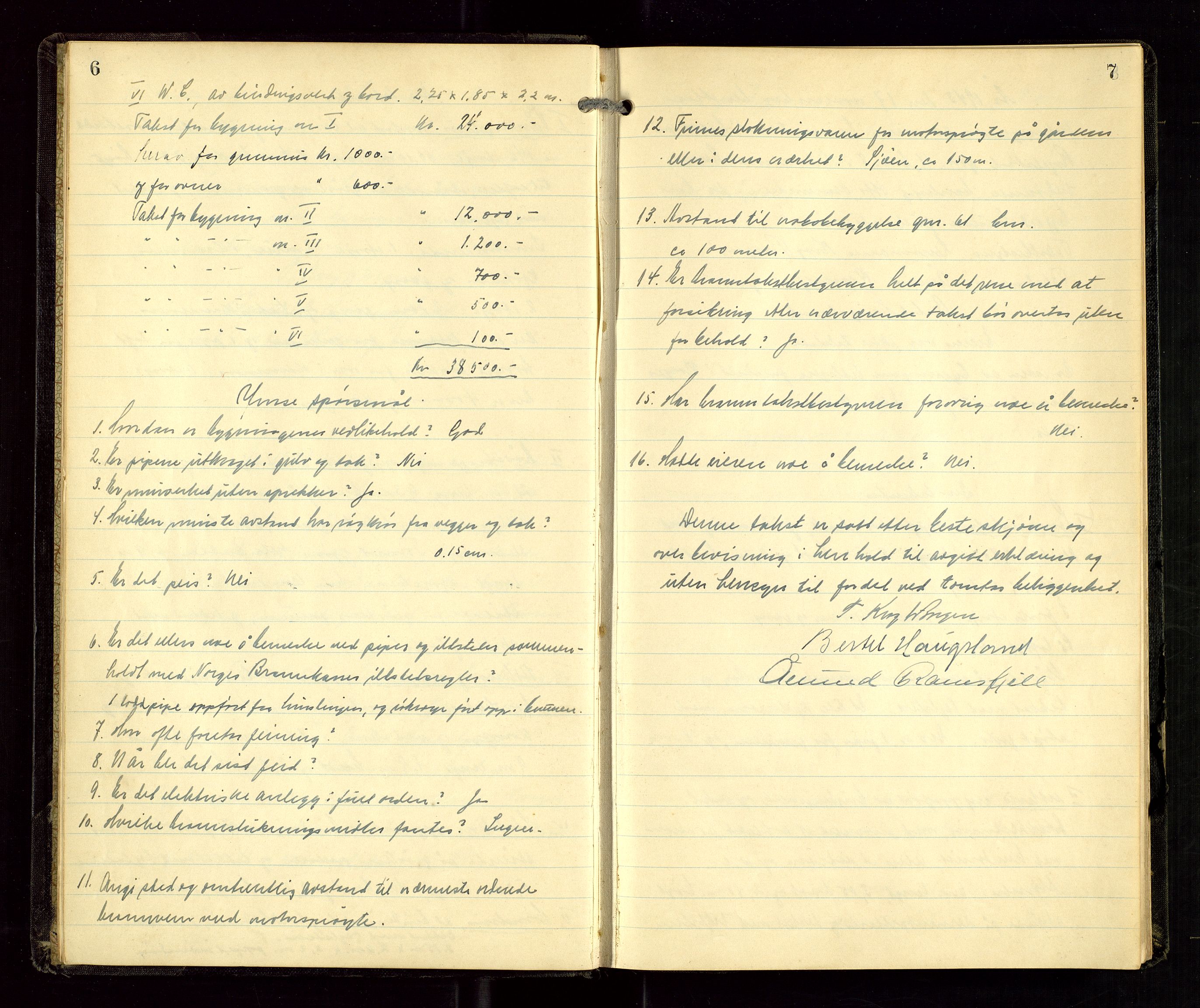 Hjelmeland lensmannskontor, AV/SAST-A-100439/Goa/L0003: Branntakstprotokoll, 1943-1960, p. 6-7