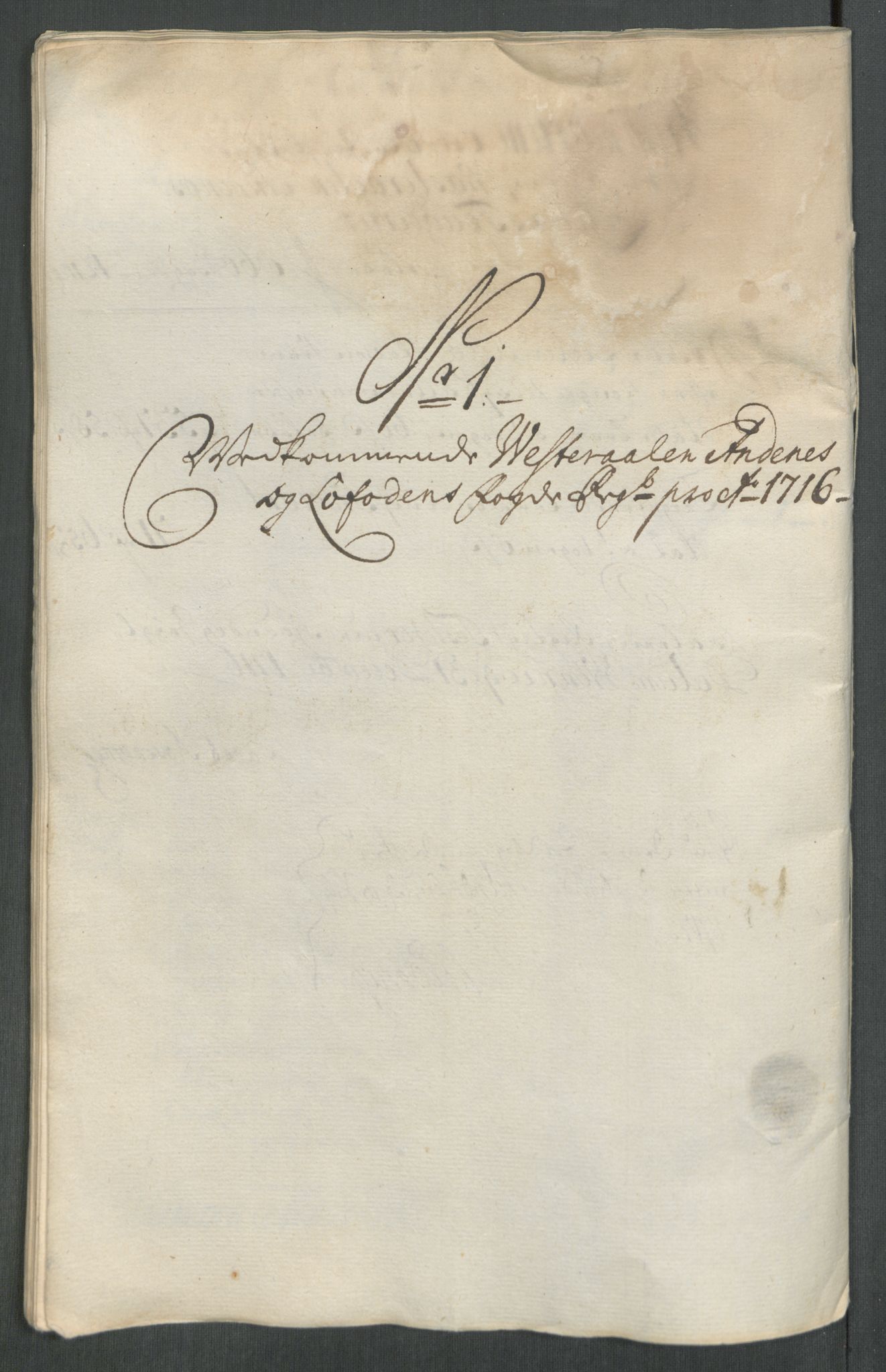 Rentekammeret inntil 1814, Reviderte regnskaper, Fogderegnskap, AV/RA-EA-4092/R67/L4682: Fogderegnskap Vesterålen, Andenes og Lofoten, 1716, p. 63